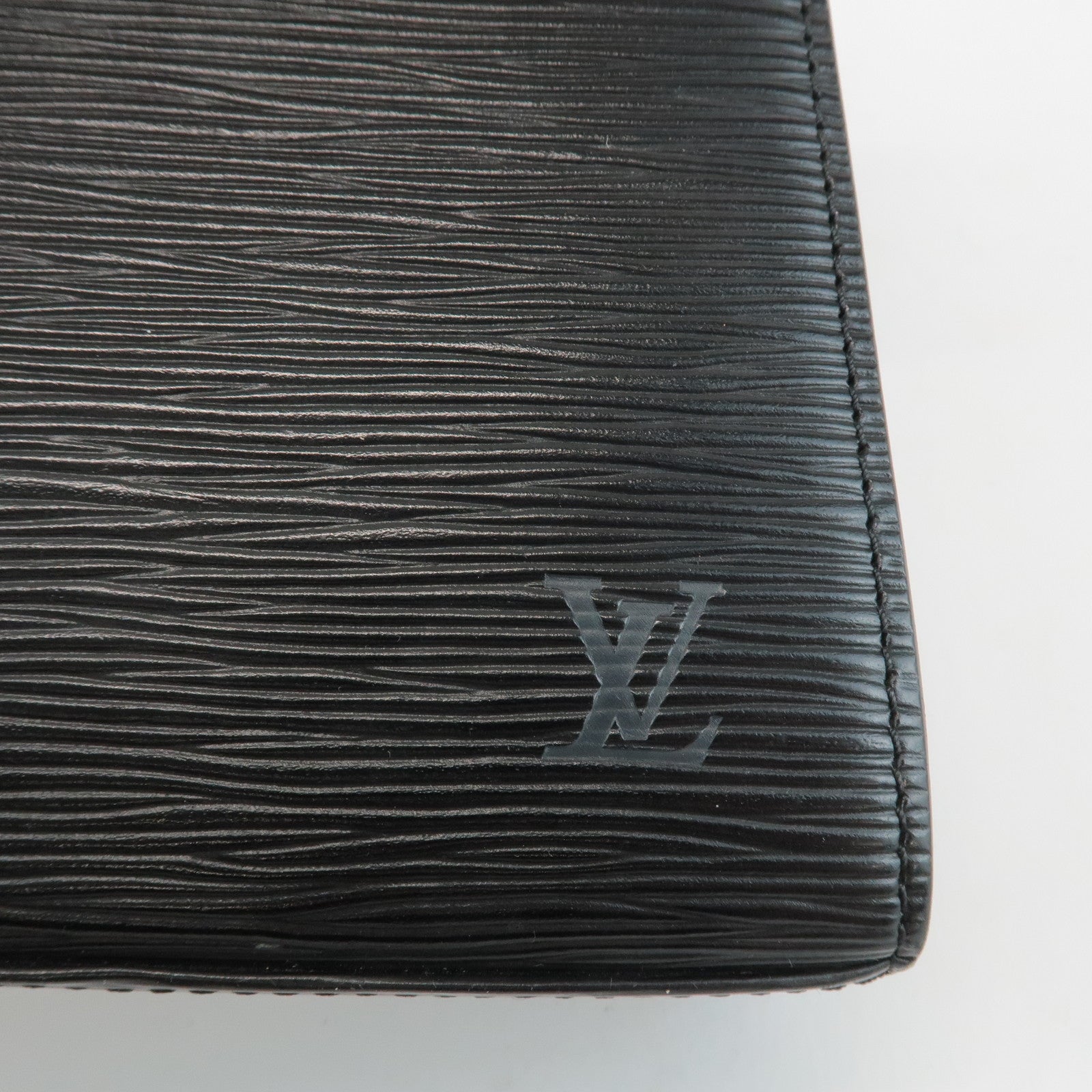 Louis Vuitton Epi Leather Malesherbes Hand Bag Black M52372