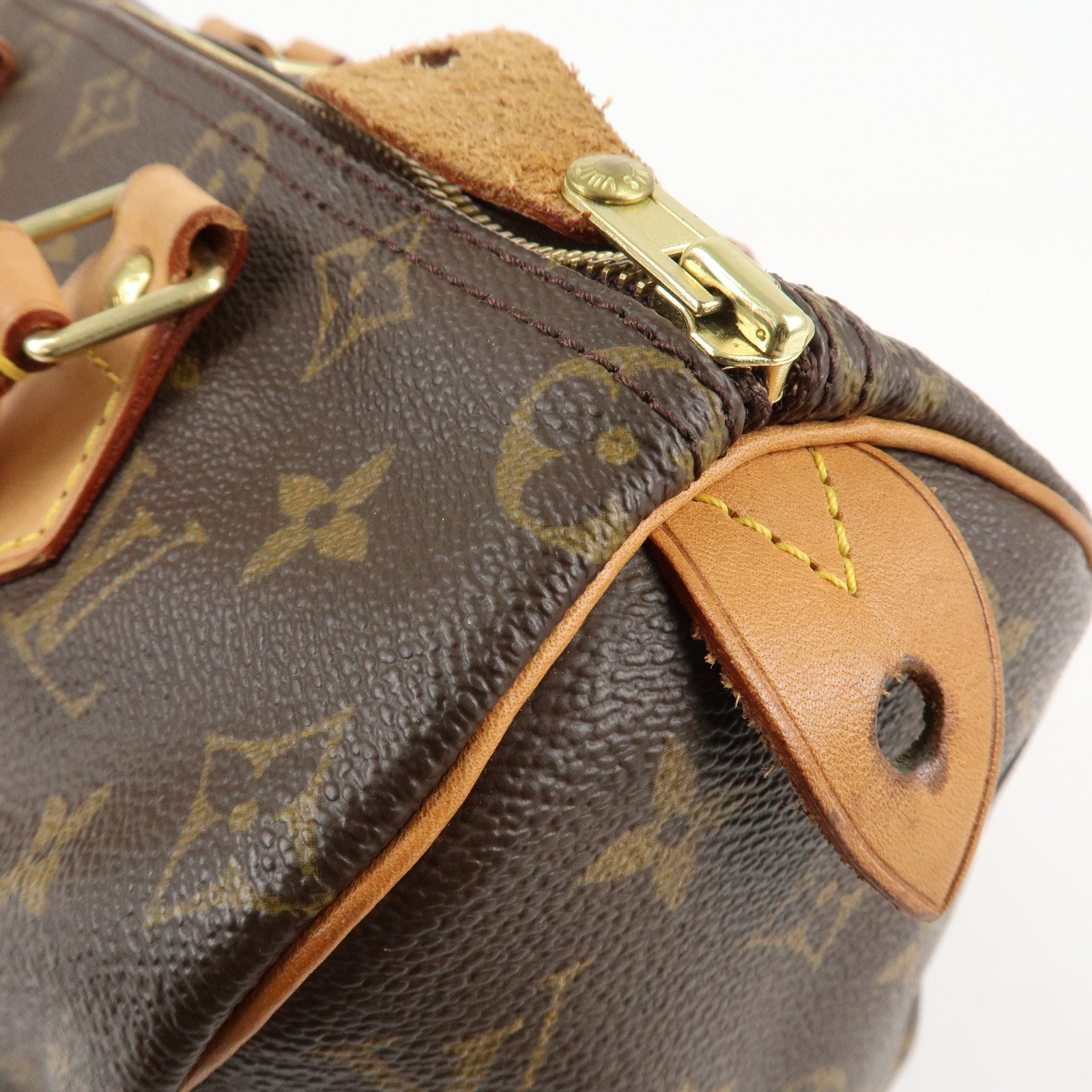 Louis Vuitton Monogram Speedy 25 Hand Bag Boston Bag M41528 Used