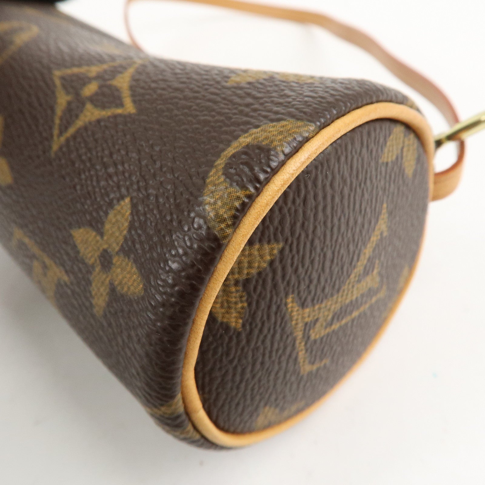 Louis Vuitton Monogram Mini Pouch for Papillon Bag Brown Used