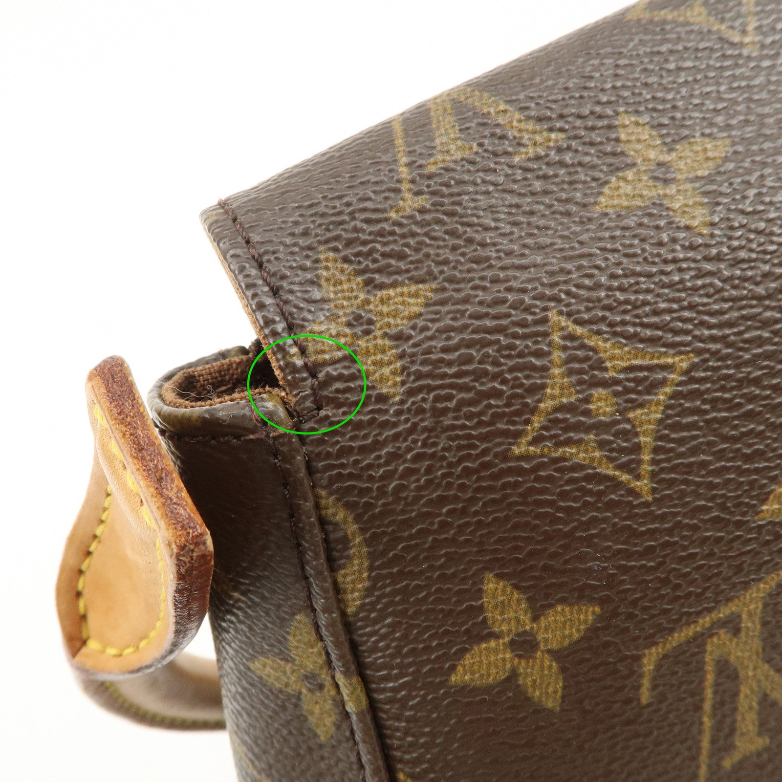 Louis Vuitton Monogram Mini Looping Shoulder Bag Hand Bag M51147 Used