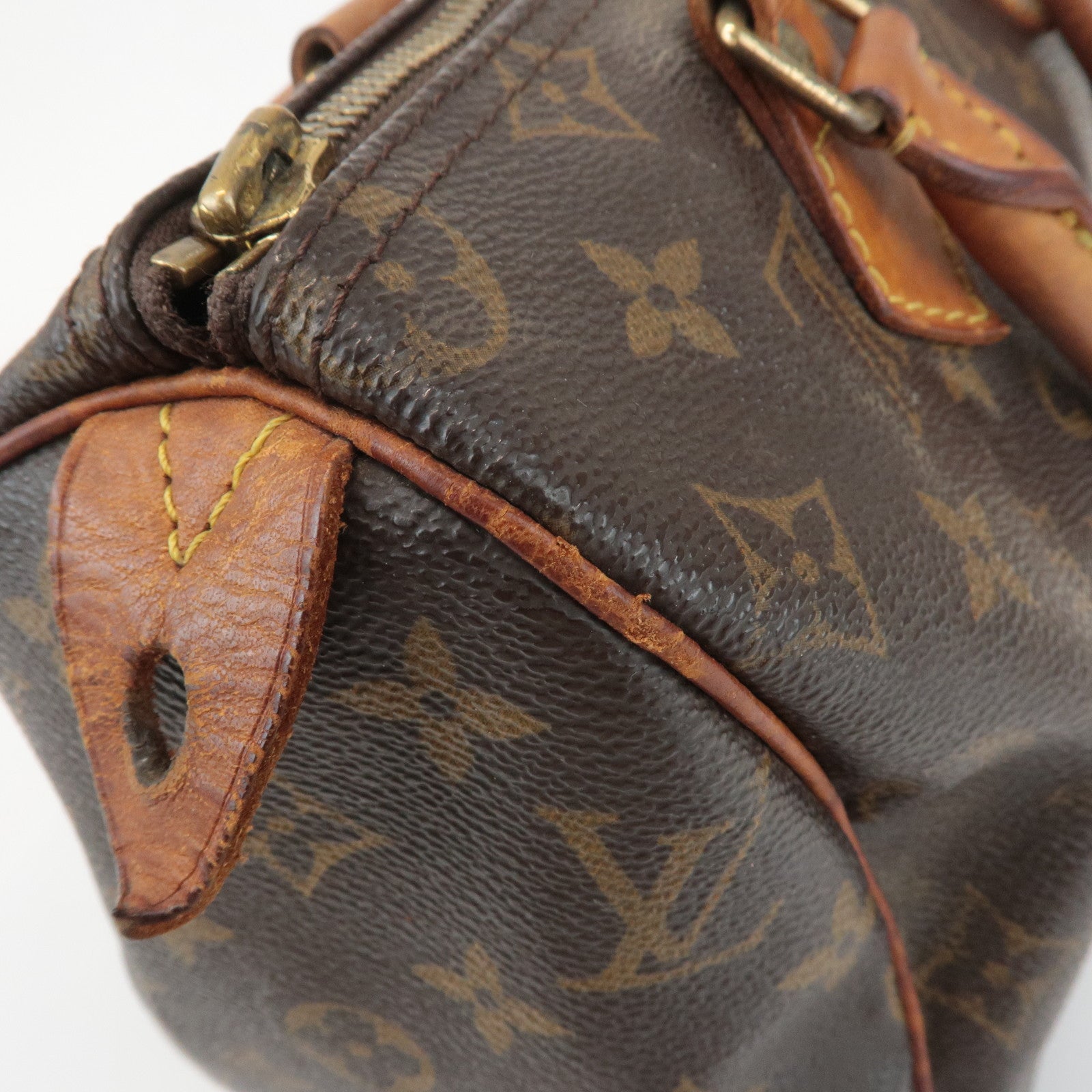 Louis Vuitton Monogram Speedy 25 Hand Bag Boston Bag M41528 Used