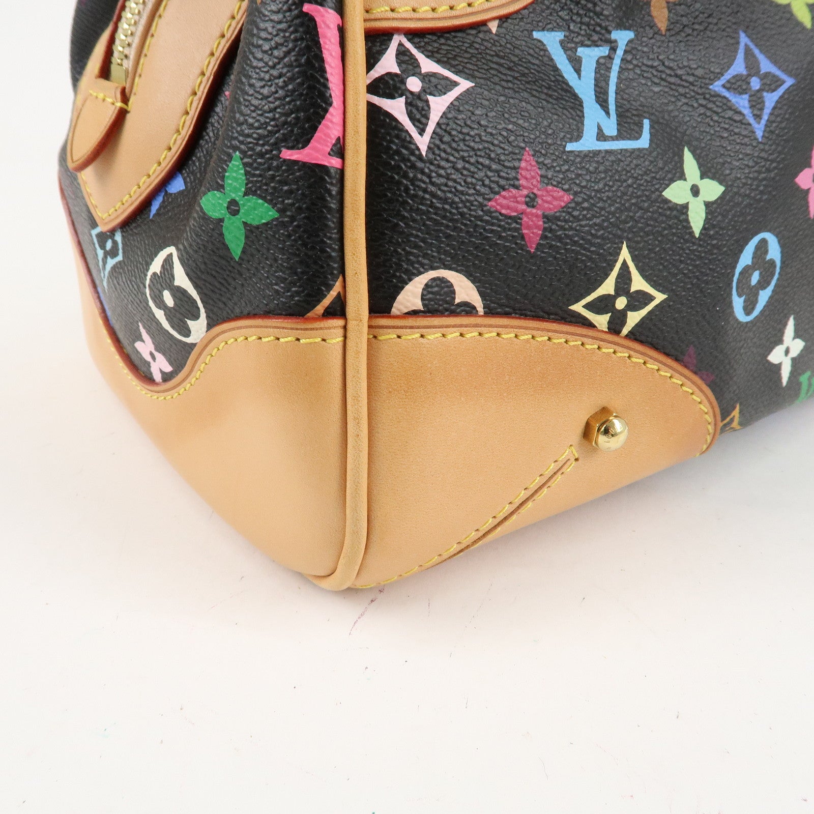 Louis Vuitton Monogram Multi Color Claudia Hand Bag M40194 Used