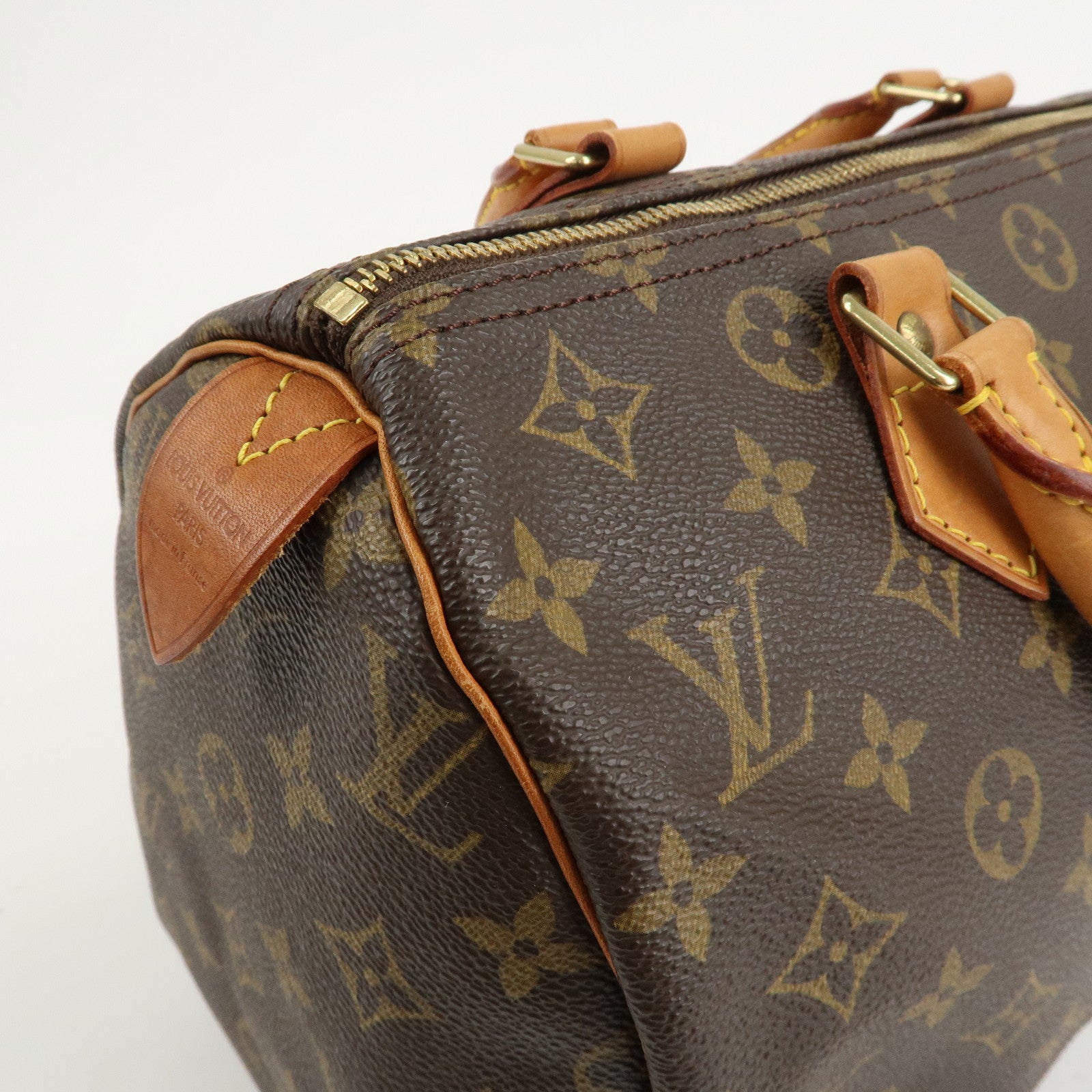 Louis Vuitton Monogram Speedy 30 Hand Bag Boston Bag M41526 Used