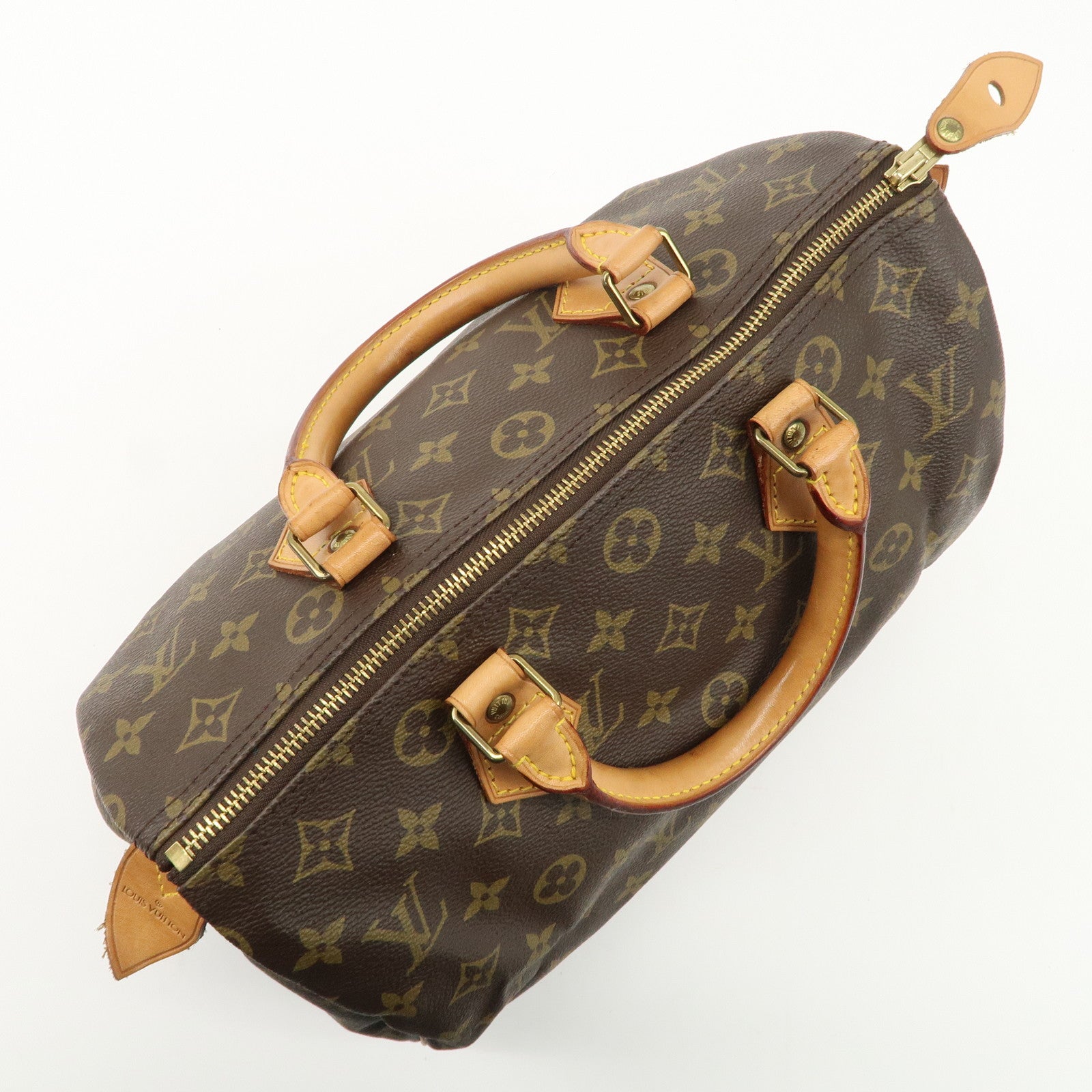 Louis Vuitton Monogram Speedy 30 Hand Bag Boston Bag M41526 Used