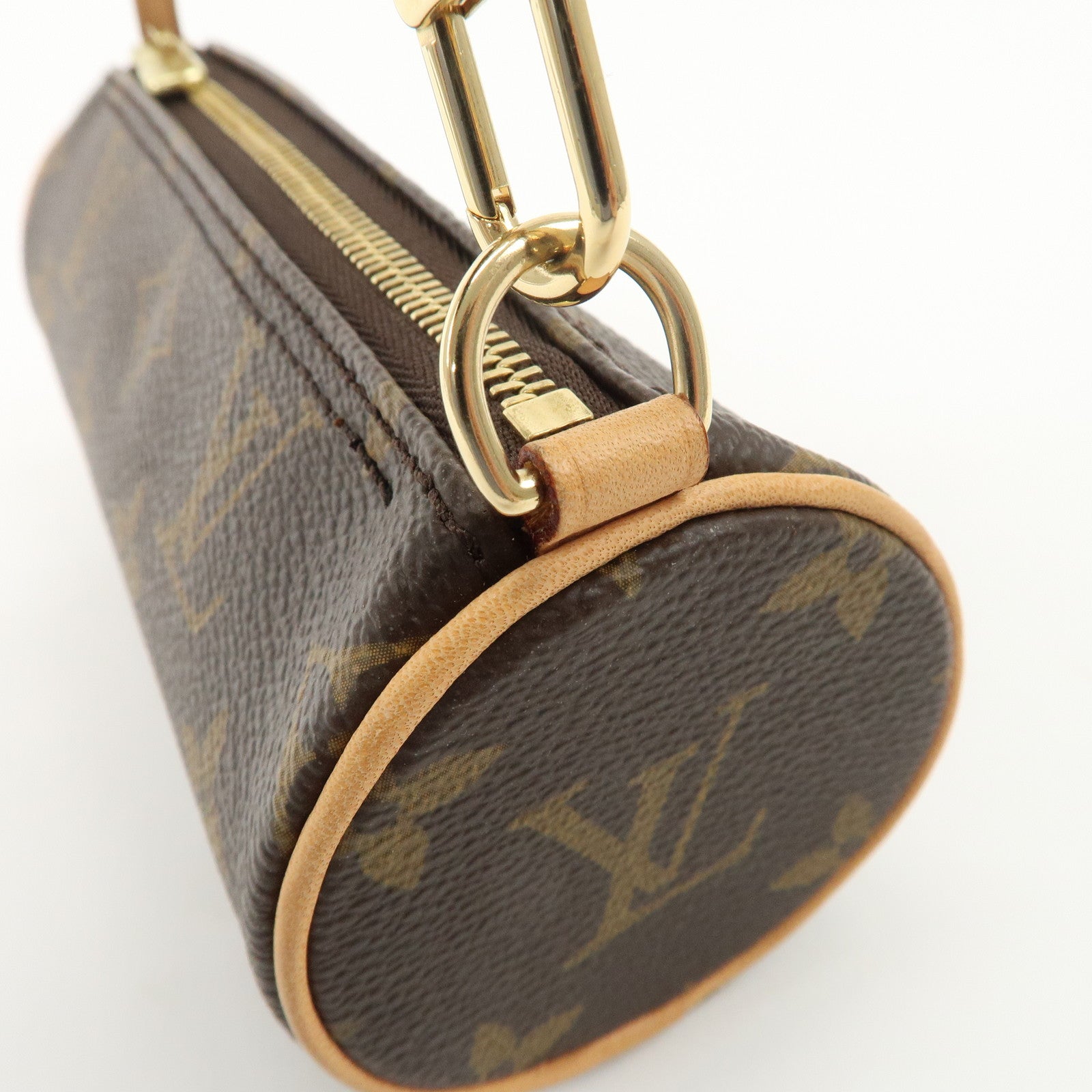 Louis Vuitton Monogram Mini Pouch for Papillon Bag Brown Used