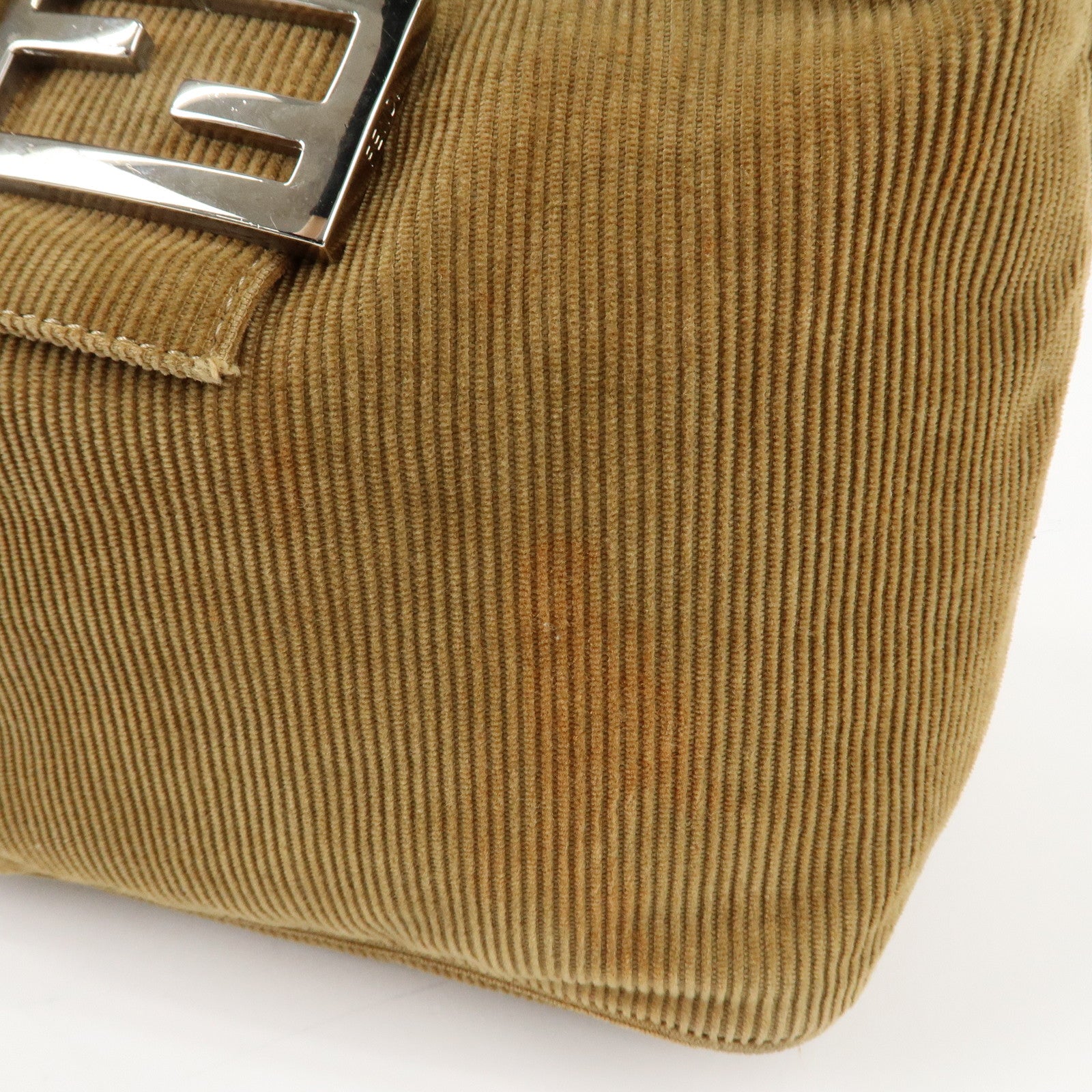 FENDI Corduroy Shoulder Bag 20686