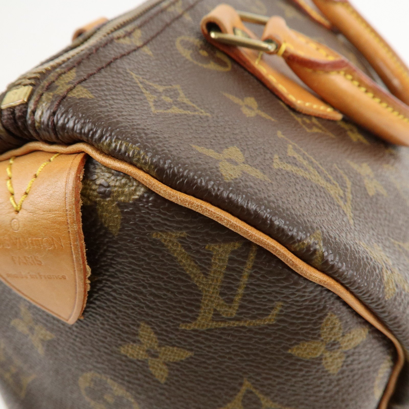 Louis Vuitton Monogram Speedy 30 Hand Bag Boston Bag M41526 Used