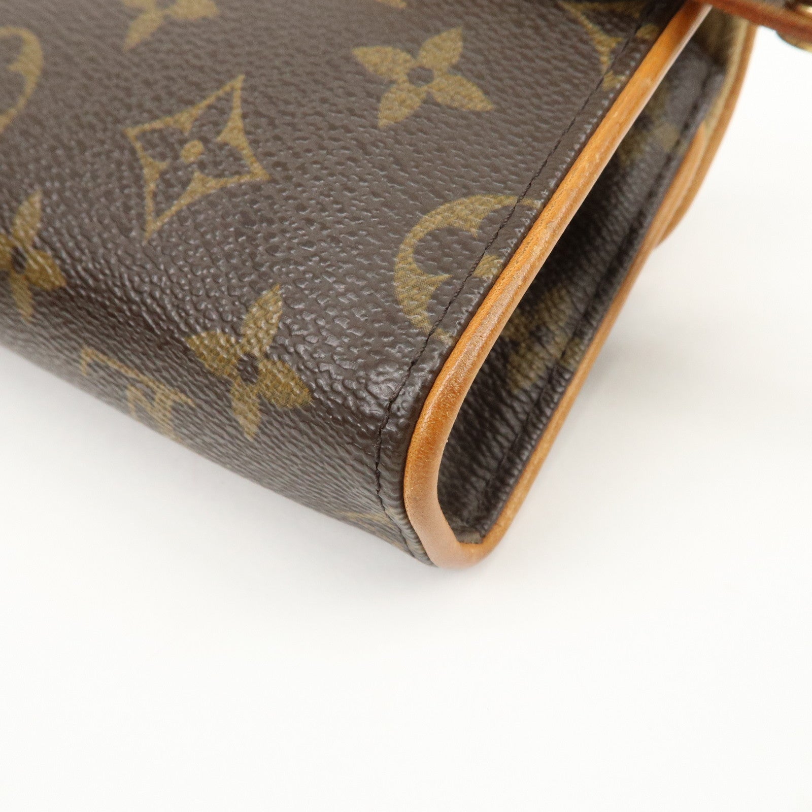 Louis Vuitton Monogram Pochette Florentine Waist Bag Belt S M51855 Used