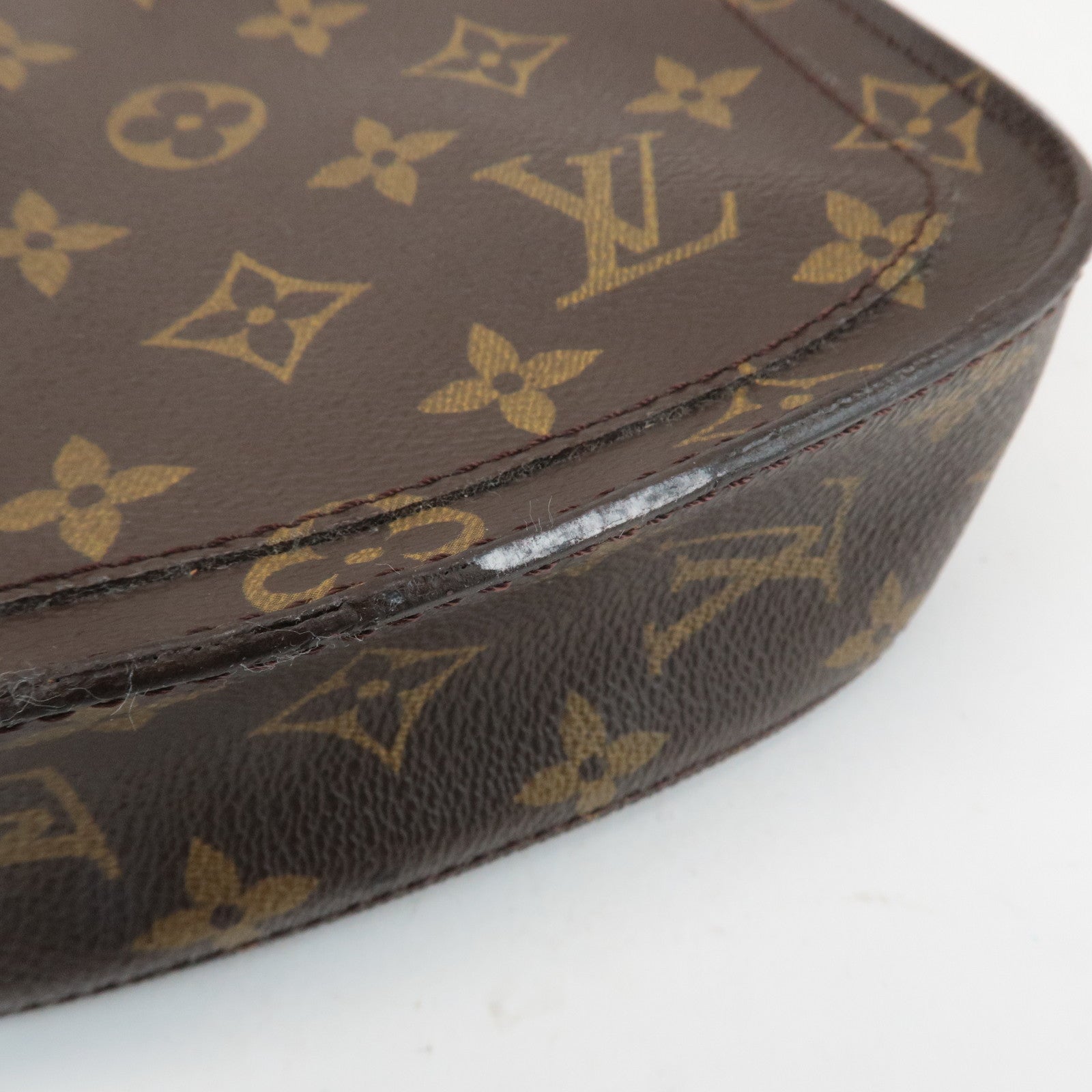 Louis Vuitton Monogram Mini Saint Cloud Shoulder Bag M51244 Used