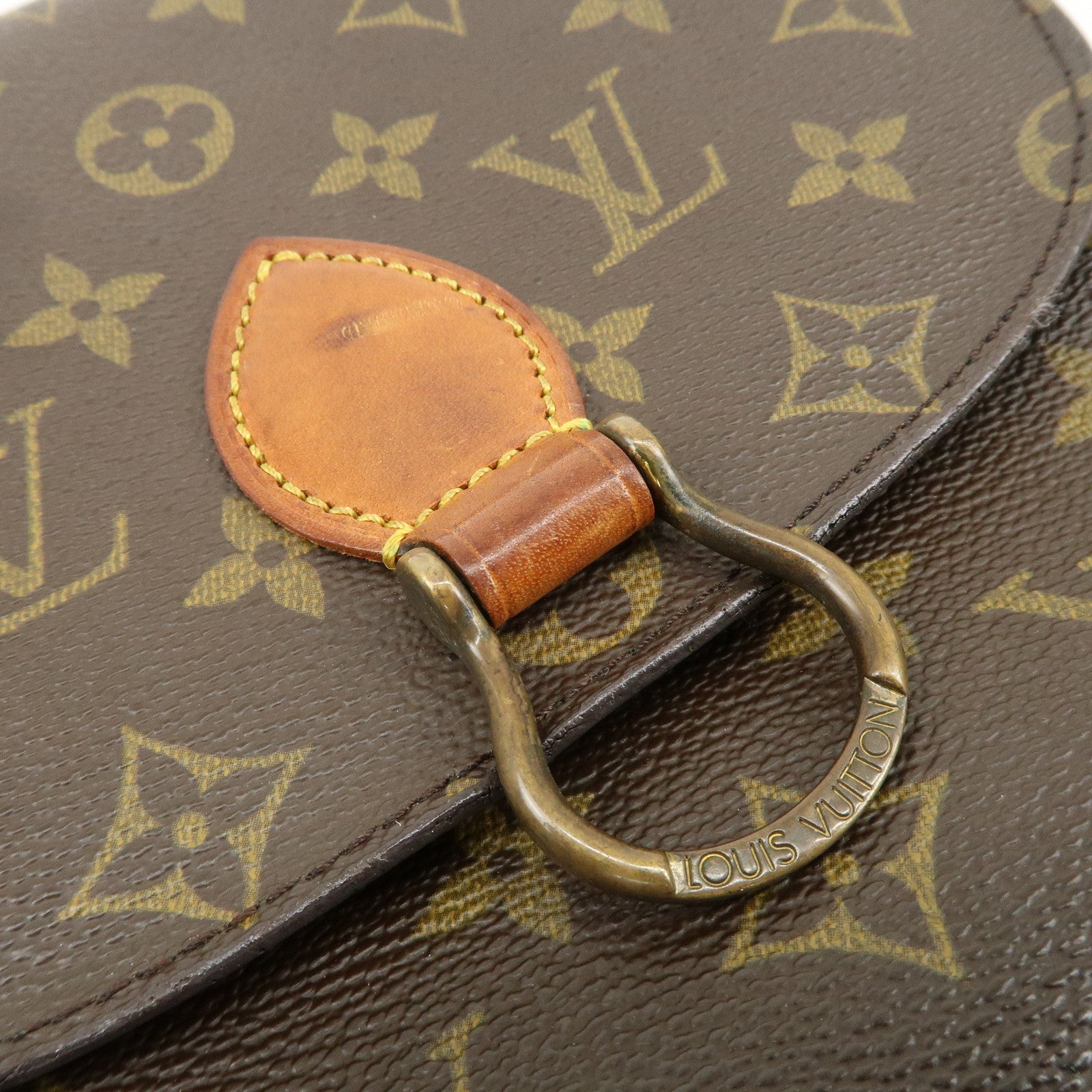 Louis Vuitton Monogram Saint Cloud MM Shoulder Bag M51244