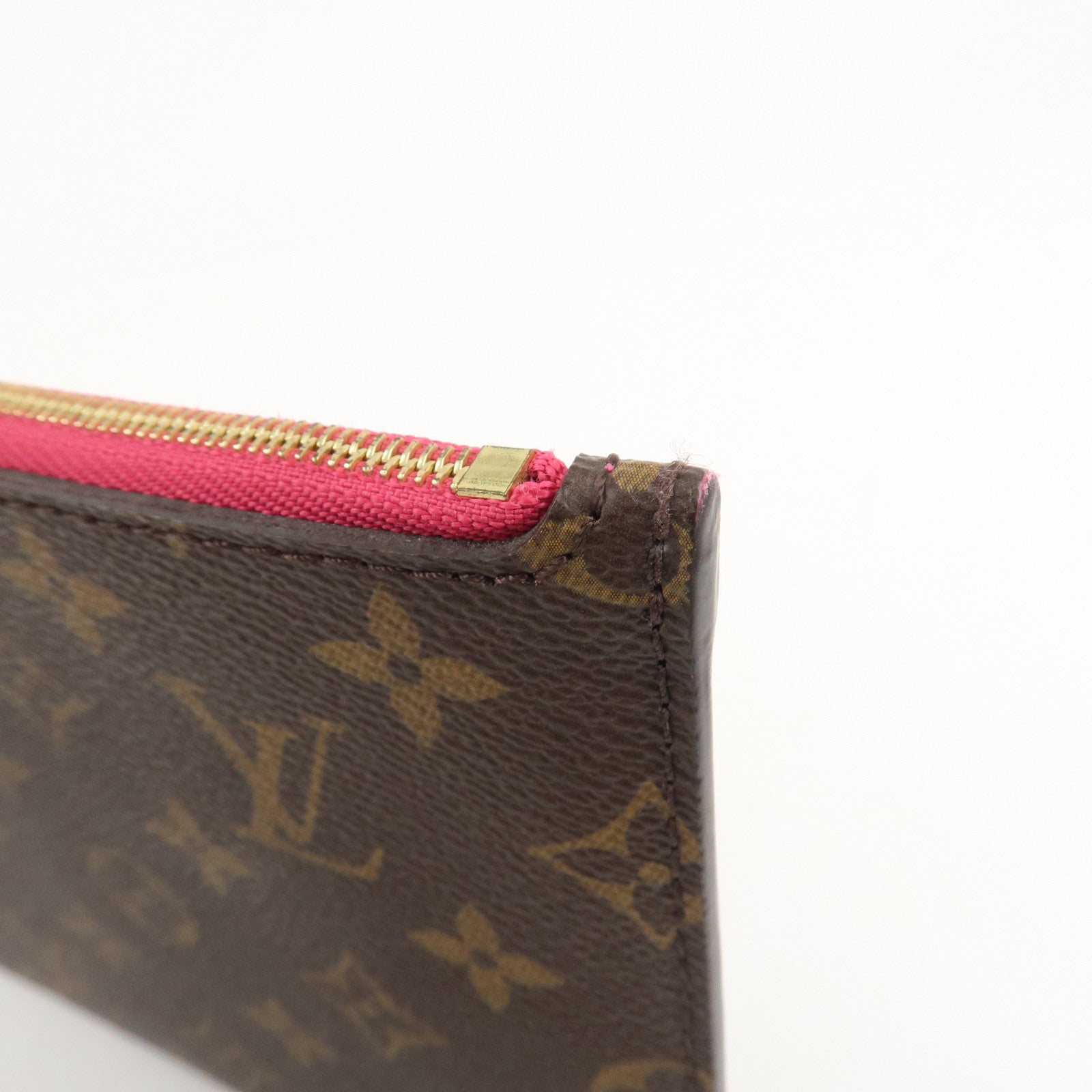 Louis Vuitton Monogram Pouch for Neverfull MM Brown Used