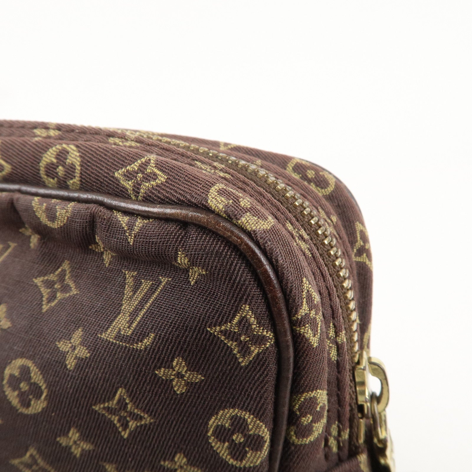 Louis Vuitton Monogram Mini Lin Danube Shoulder Bag Brown M95228