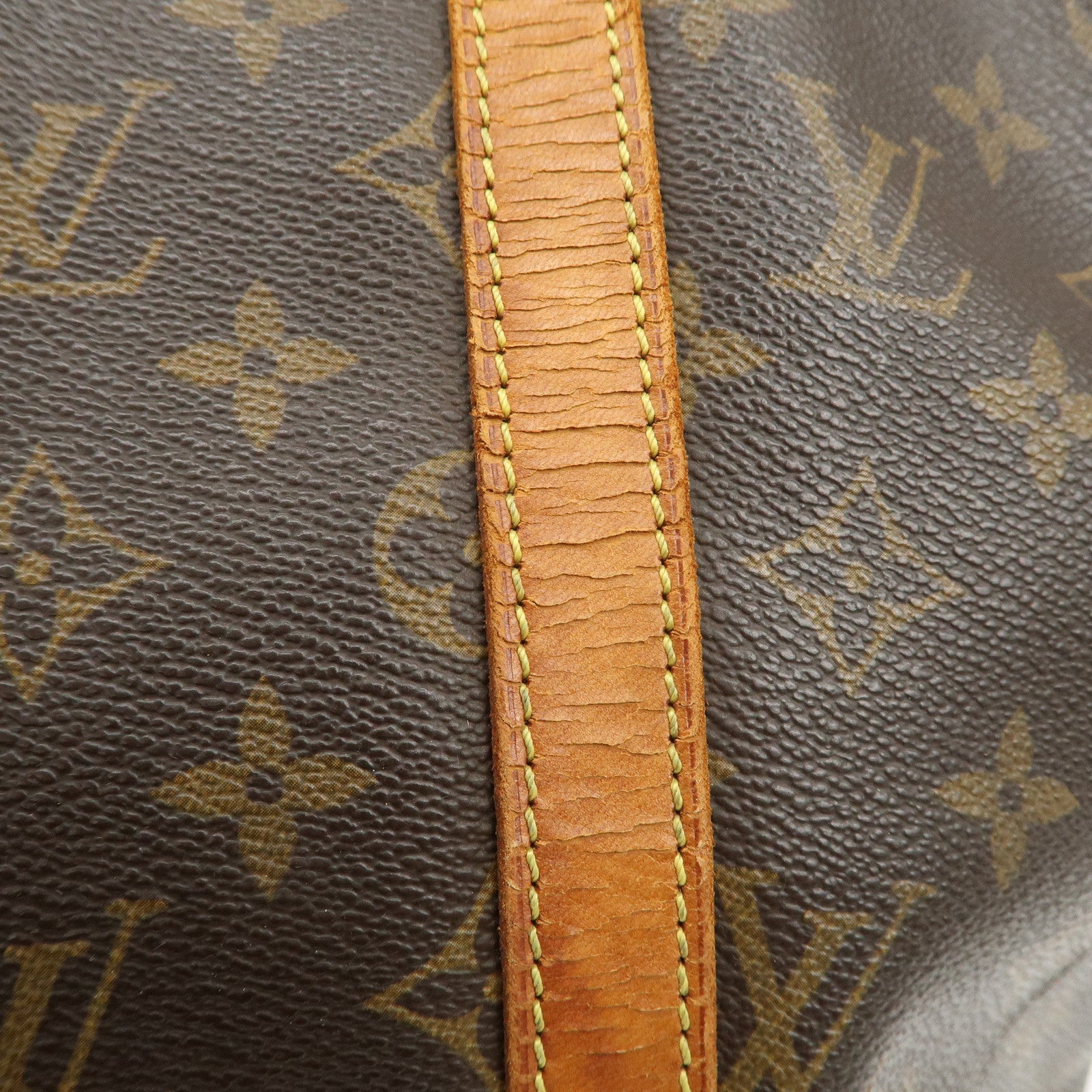 Louis Vuitton Monogram Sac Shopping Shoulder Bag Brown M51108 Used