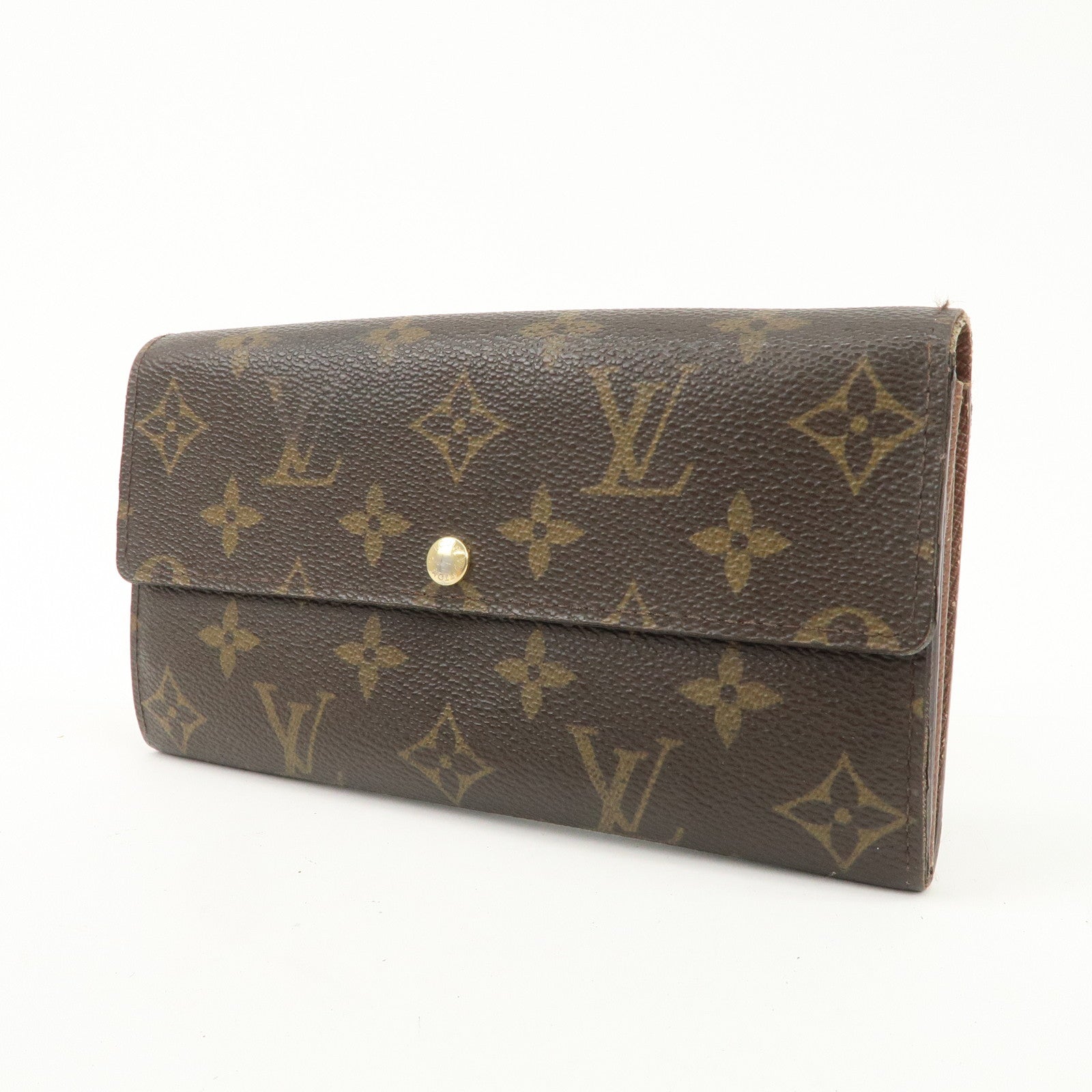 Louis Vuitton Monogram Set of 2 Long Wallet M61734 M93532