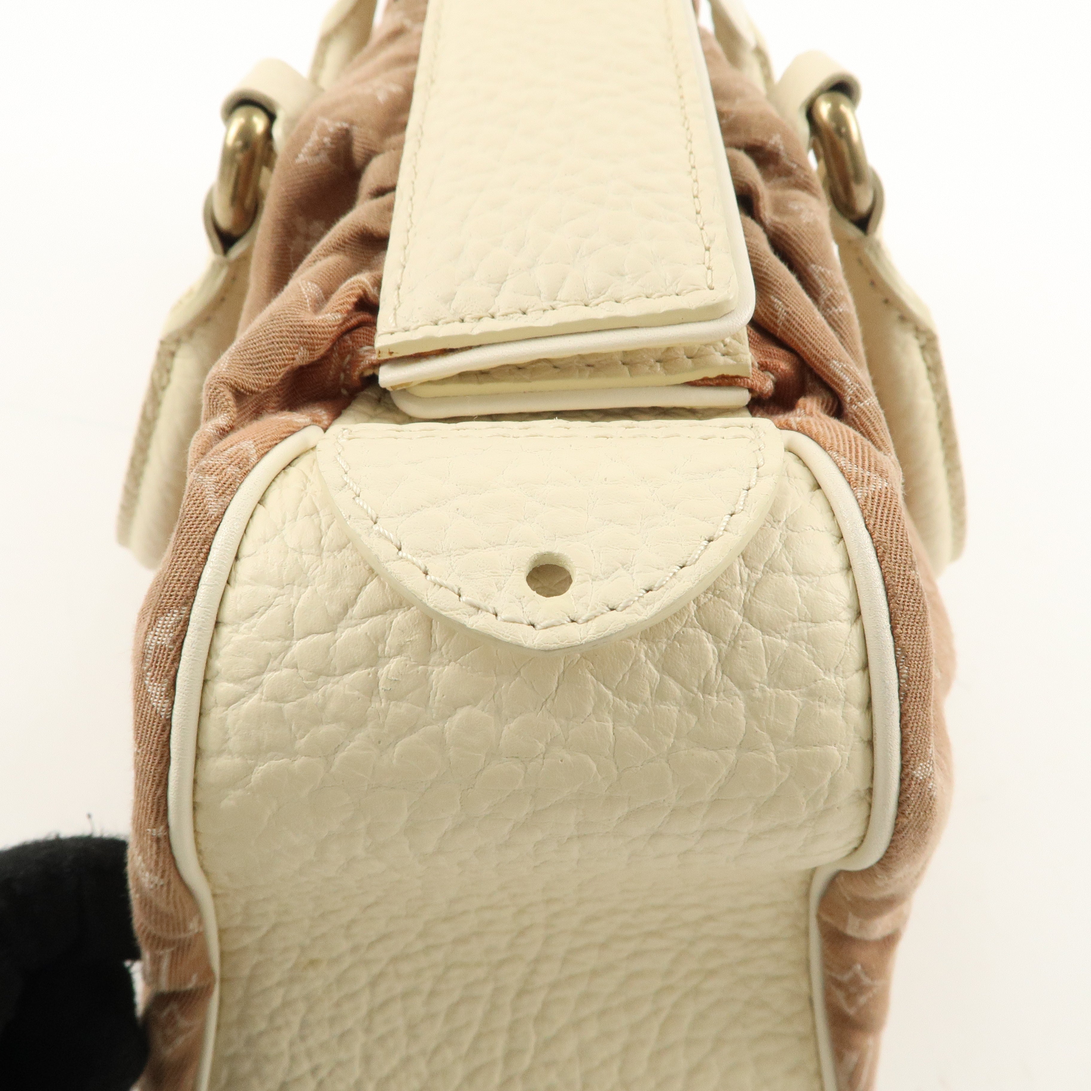 Louis Vuitton Monogram Mini Lin Trapes GM Camel Ivory M40060