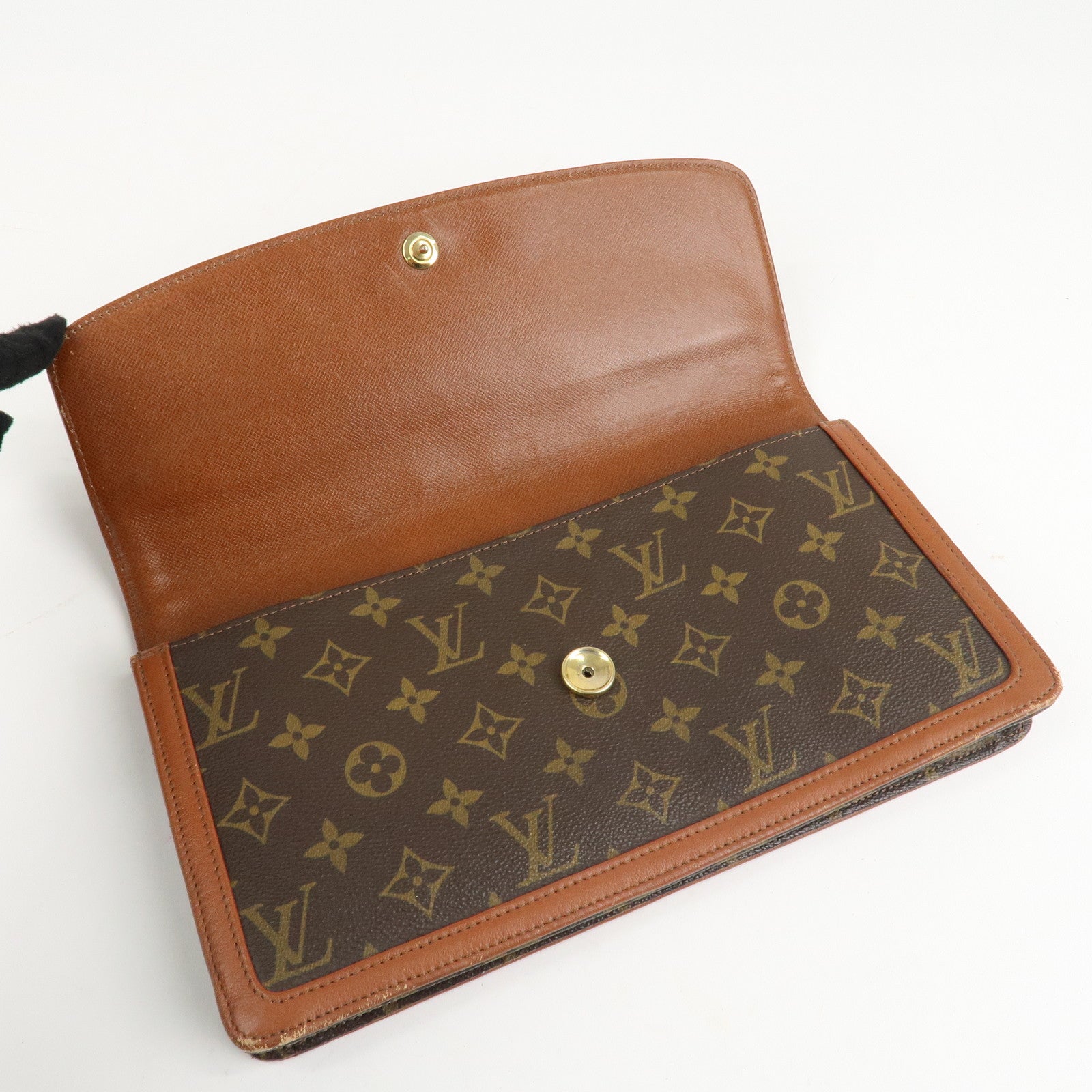 Louis Vuitton Monogram Pochette Dam GM Clutch Bag M51810 Used