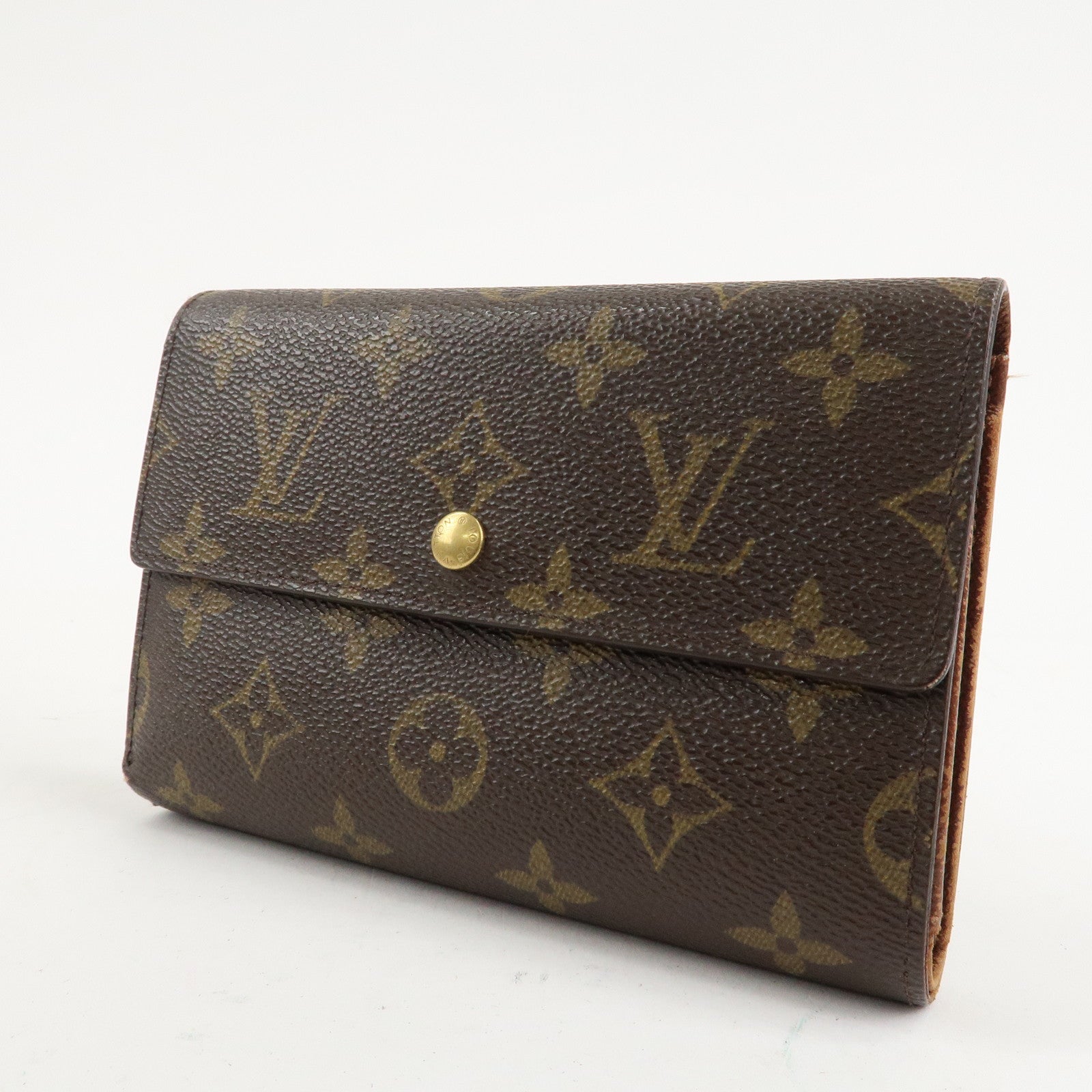 Louis Vuitton Monogram Set of 2 Bi-fold Wallet Brown M61202