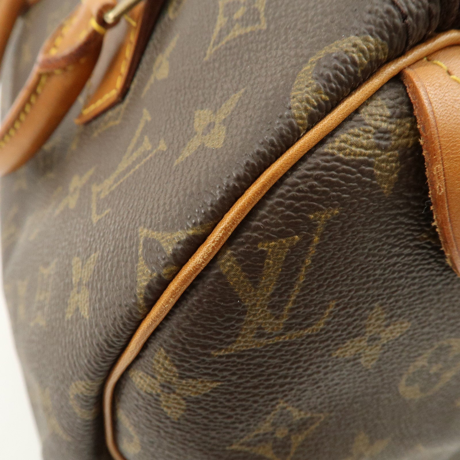 Louis Vuitton Monogram Speedy 30 Hand Bag Boston Bag M41526 Used