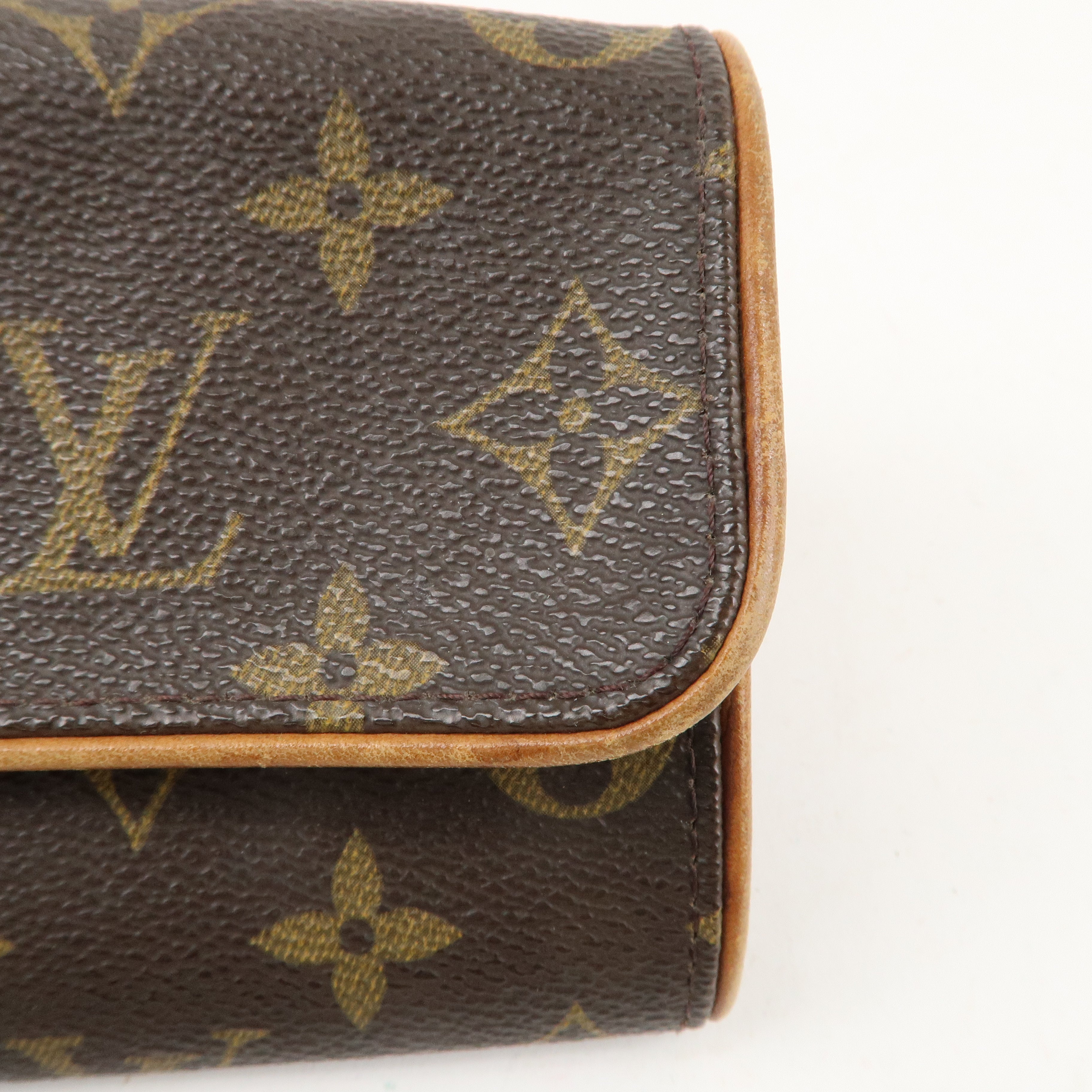 Louis Vuitton Monogram Pochette Twin PM 2Way Bag Brown M51854