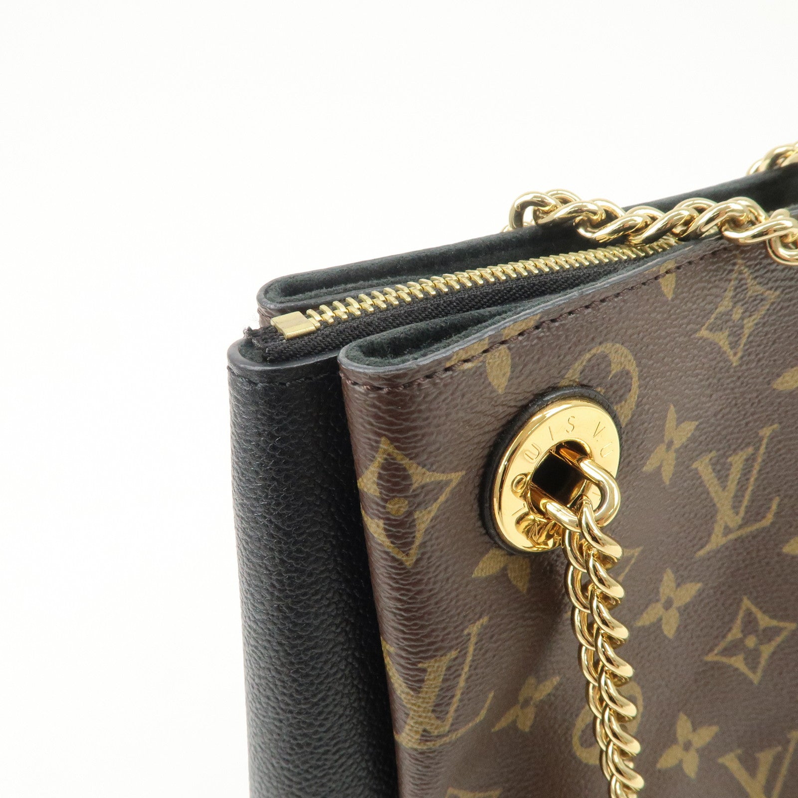 Louis Vuitton Monogram Suresnes MM Shouler bag Noir M43772 Used