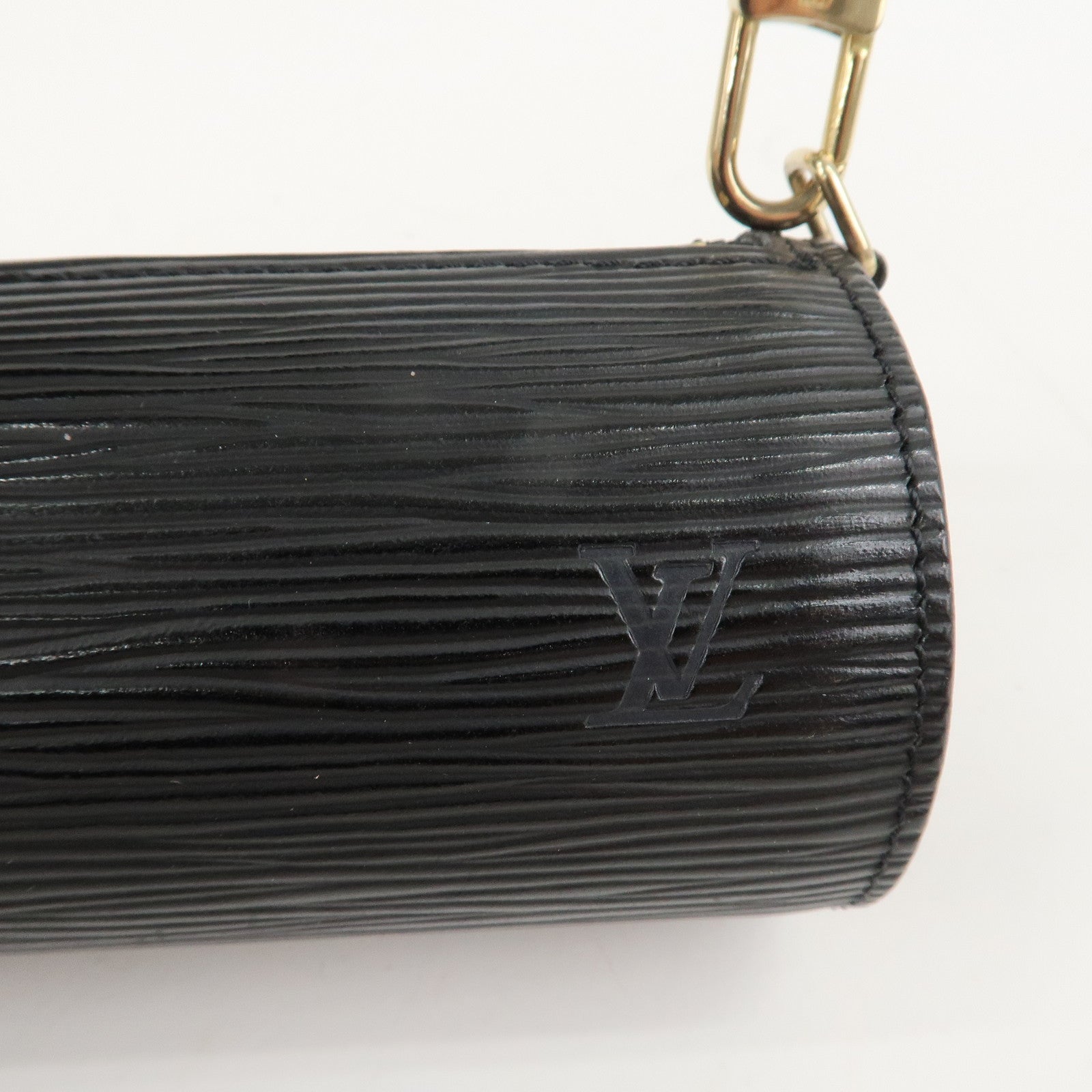 Louis Vuitton Epi Soufflot Pouch For Soufflot Bag Noir Black Used