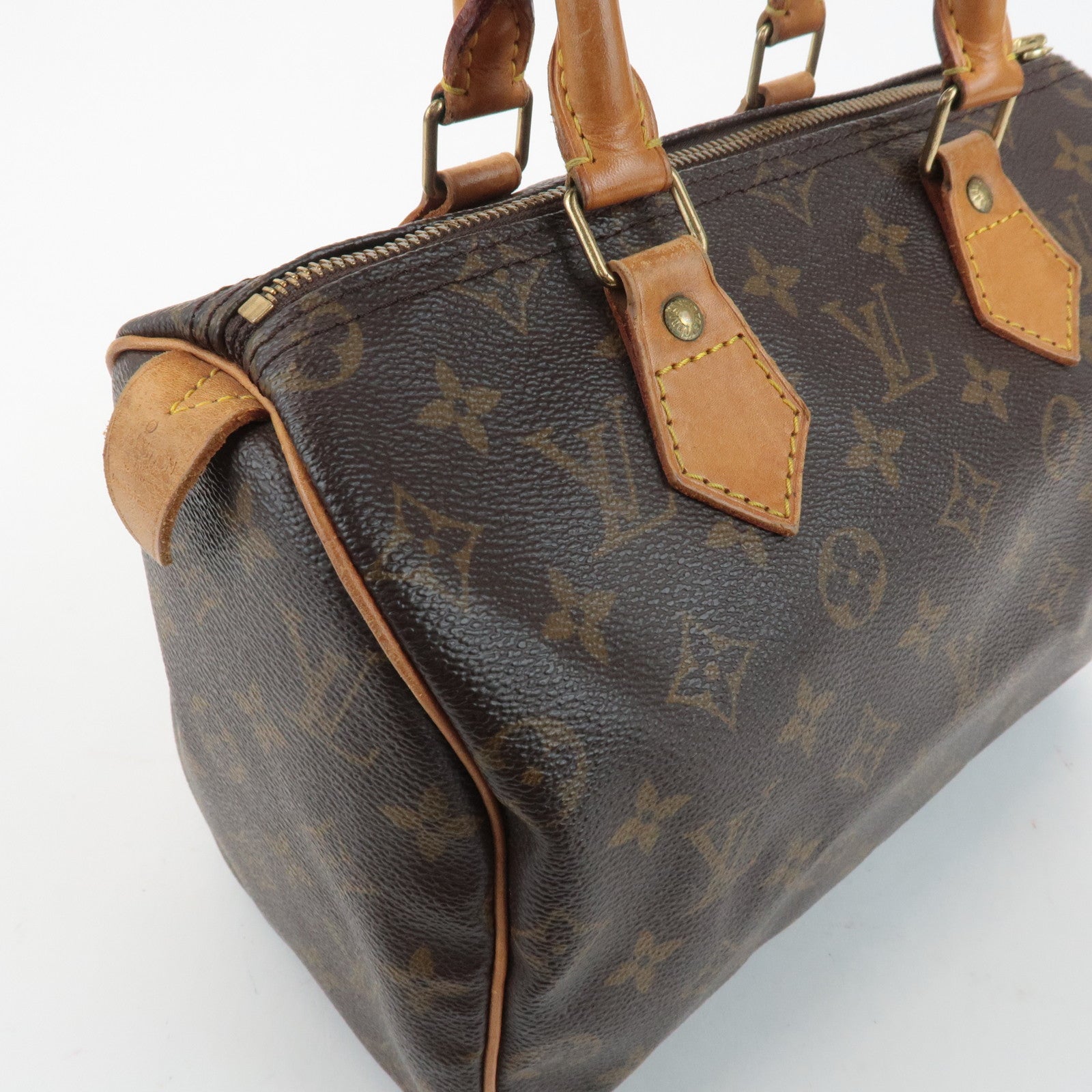 Louis Vuitton Monogram Speedy 25 Hand Bag Boston Bag M41528 Used