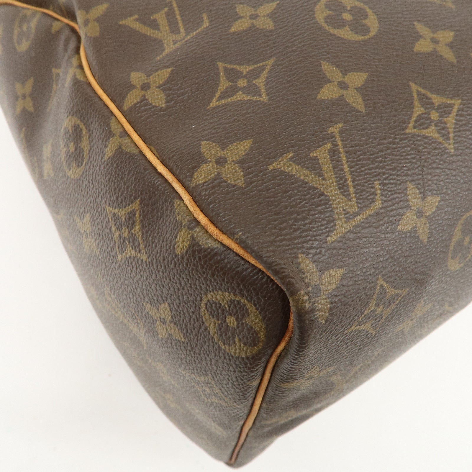 Louis Vuitton Monogram Keep All 45 Boston Bag Brown M41428 Used