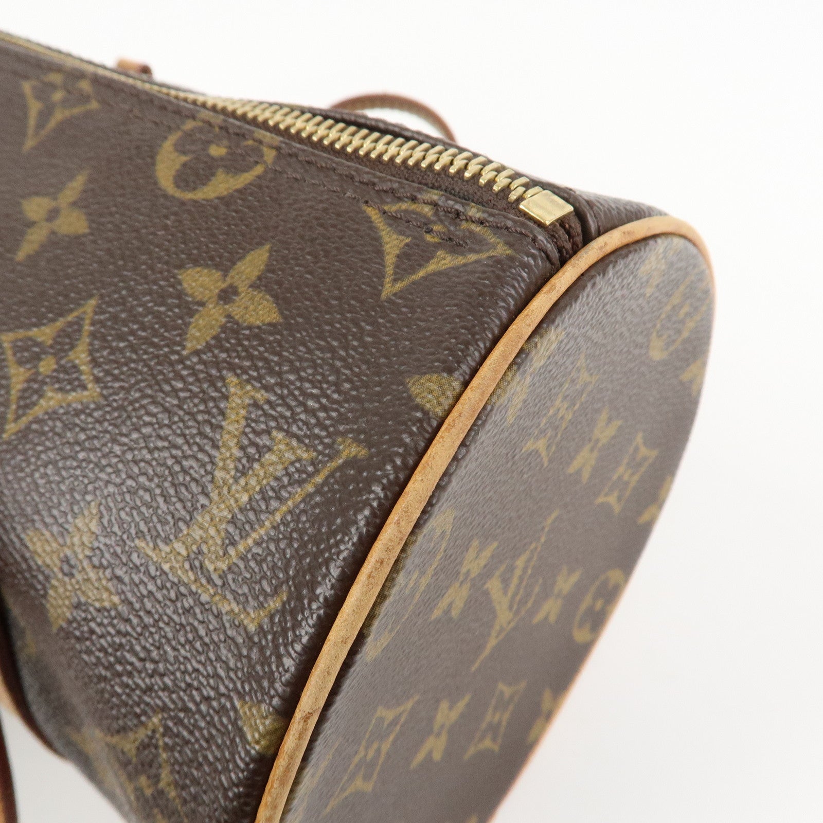 Louis Vuitton Monogram Papillon 26 Hand Bag Brown M51386 Used