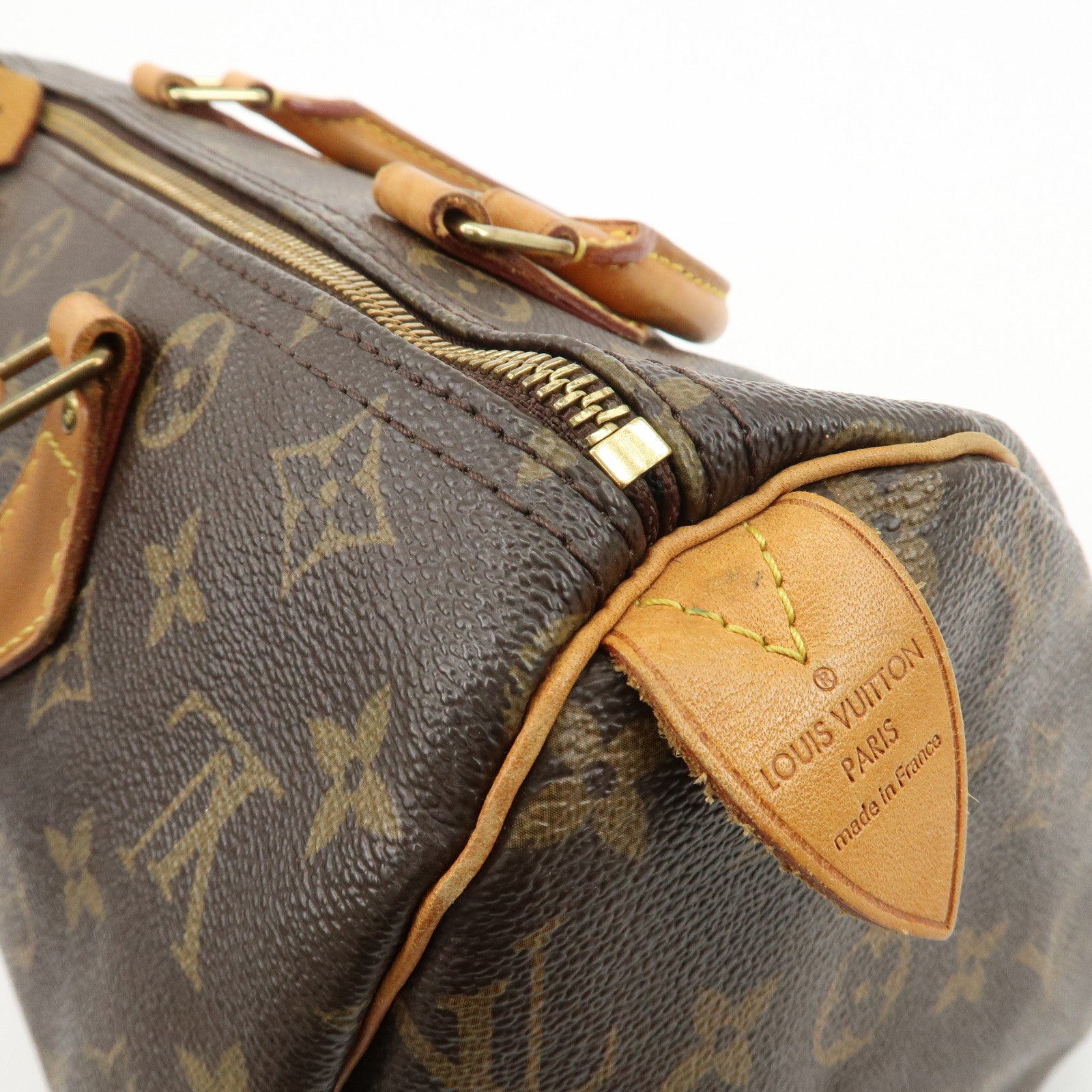 Louis Vuitton Monogram Speedy 30 Hand Bag Boston Bag M41526 Used