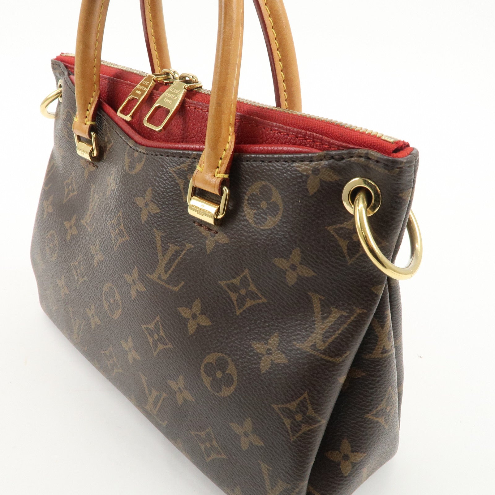 Louis Vuitton MonogramPallas BB 2Way Hand Bag Shoulder Bag M41241 Used