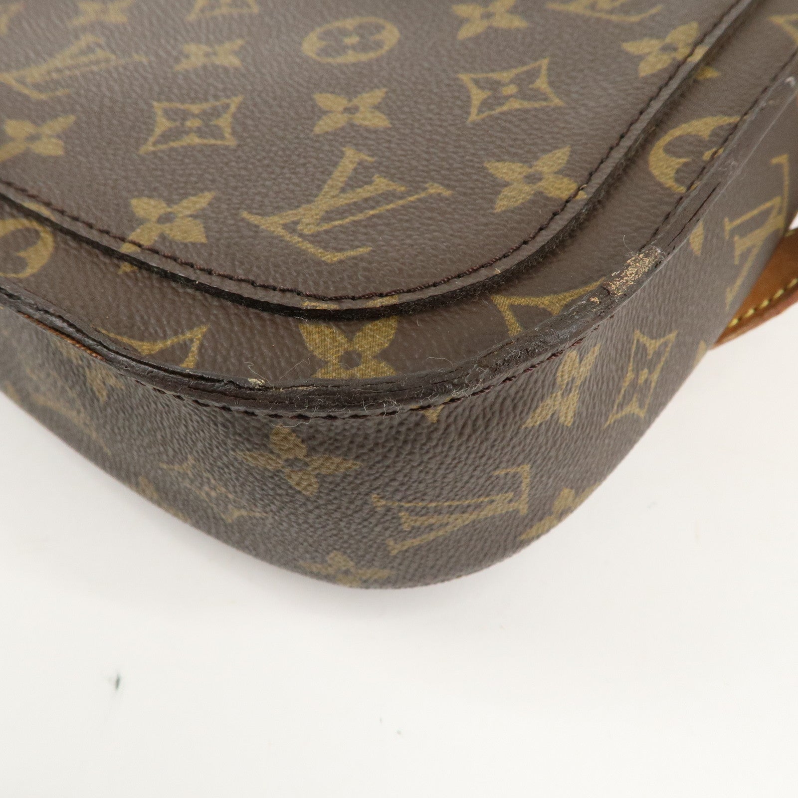 Louis Vuitton Monogram Saint Cloud GM Shoulder Bag Brown M51242