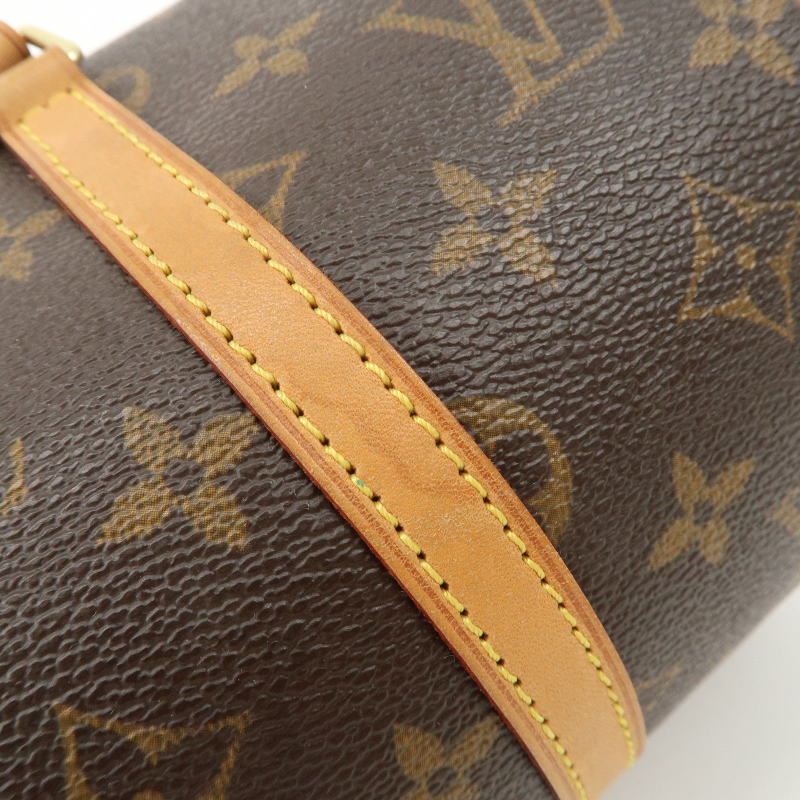 Louis Vuitton Monogram Papillon 30 Hand Bag Brown M51385 Used