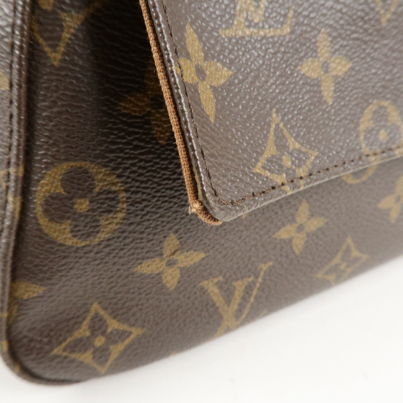 Louis Vuitton Monogram Mini Looping Shoulder Bag Hand Bag M51147 Used