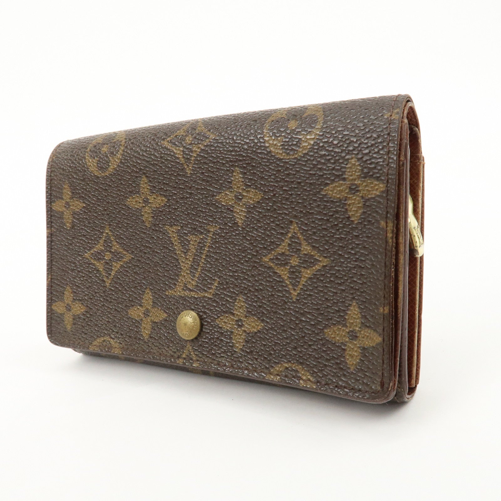 Louis Vuitton Taiga Monogram Set of 3 Wallet M30414 M60825 M61730 Used