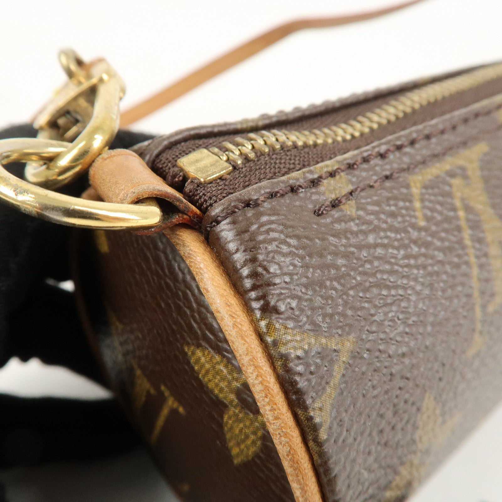 Louis Vuitton Monogram Mini Pouch for Papillon Bag Brown