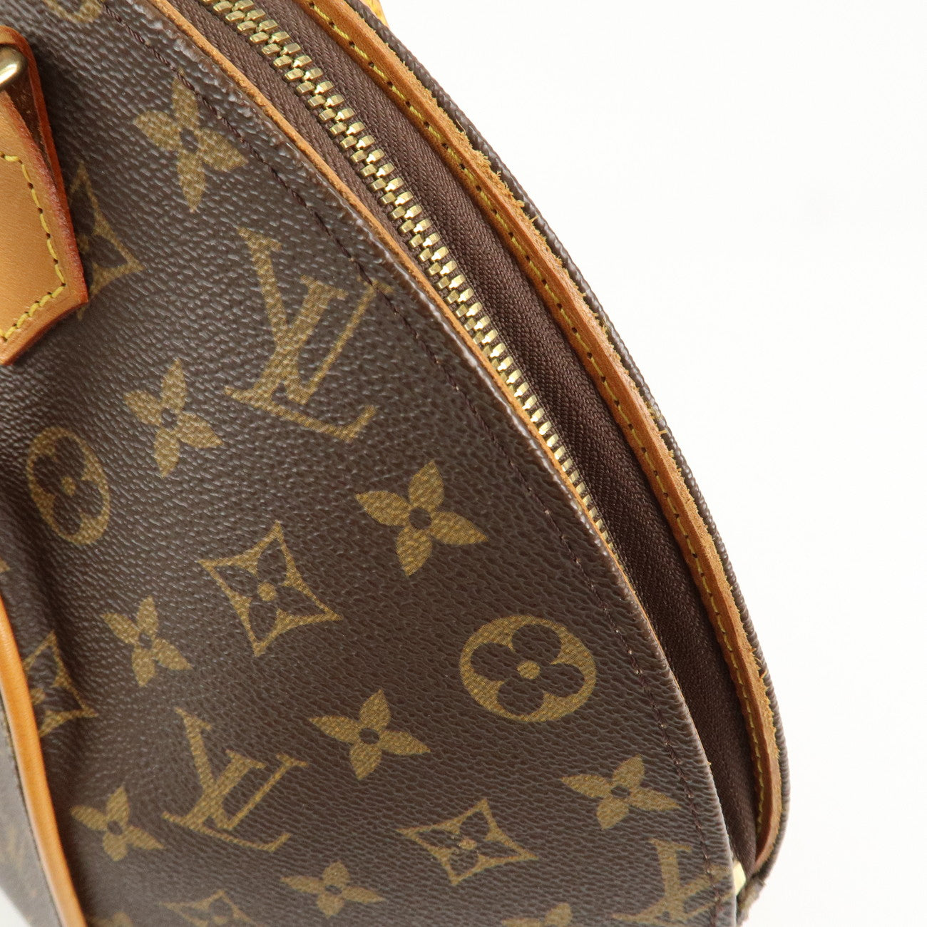 Louis Vuitton Monogram Ellipse MM Hand Bag Brown M51126 Used