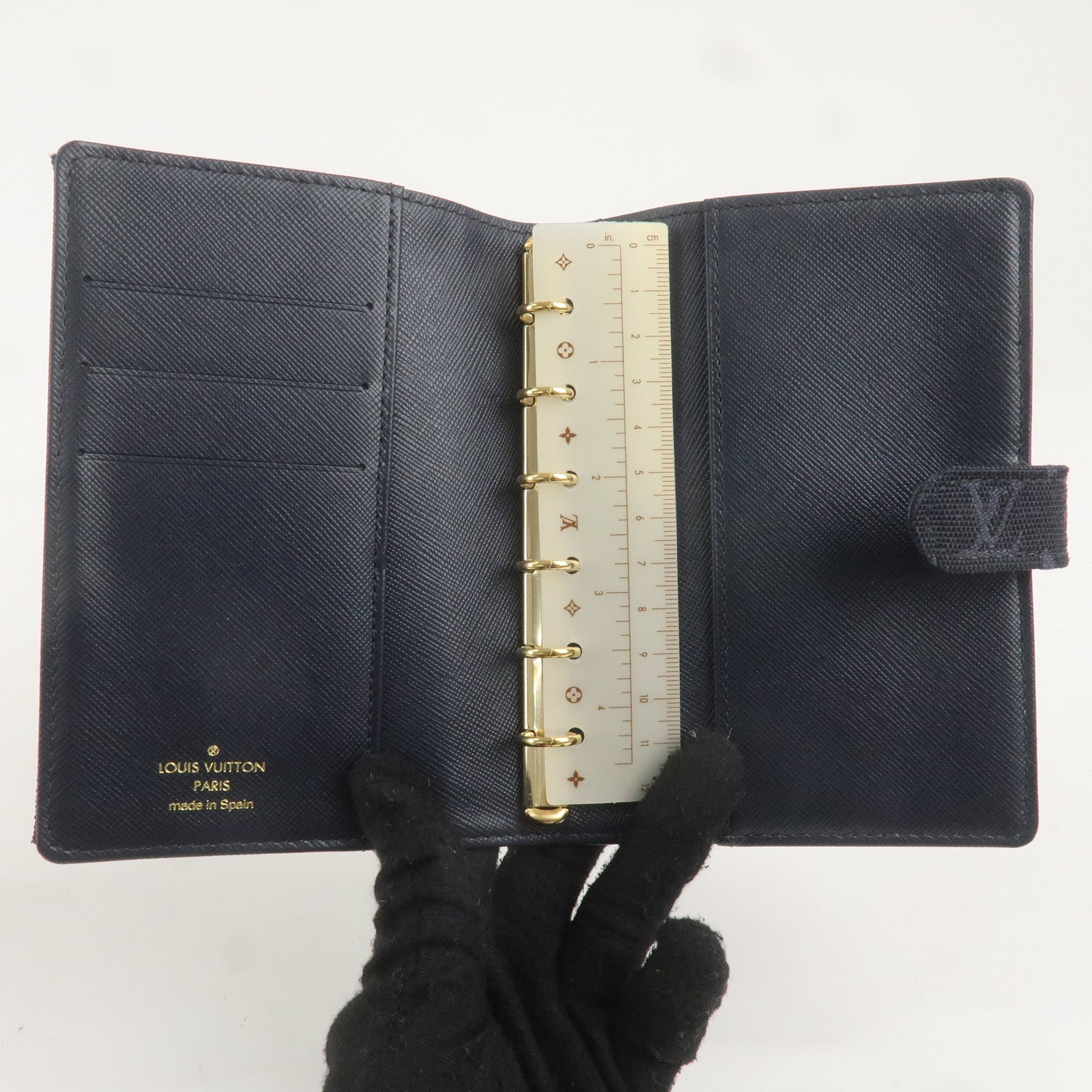 Louis Vuitton Monogram Mini Agenda PM Planner Cover Blue R20913