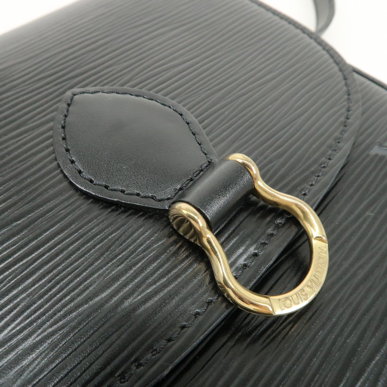 Louis Vuitton Epi Mini Saint Cloud Shoulder Bag Black M52212