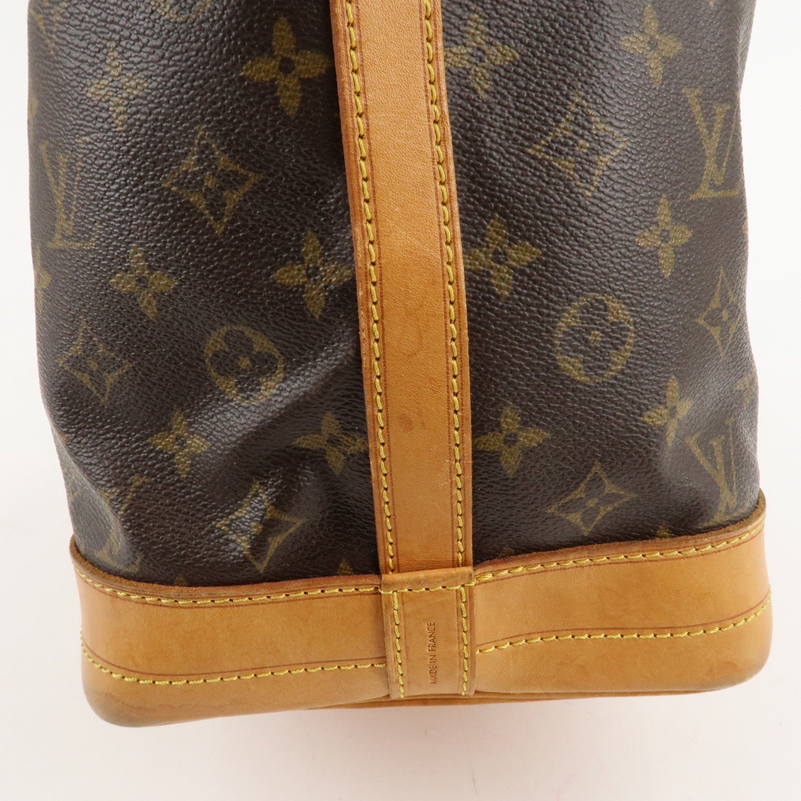 Louis Vuitton Monogram Noe Shoulder Bag Hand Bag Brown M42224 Used