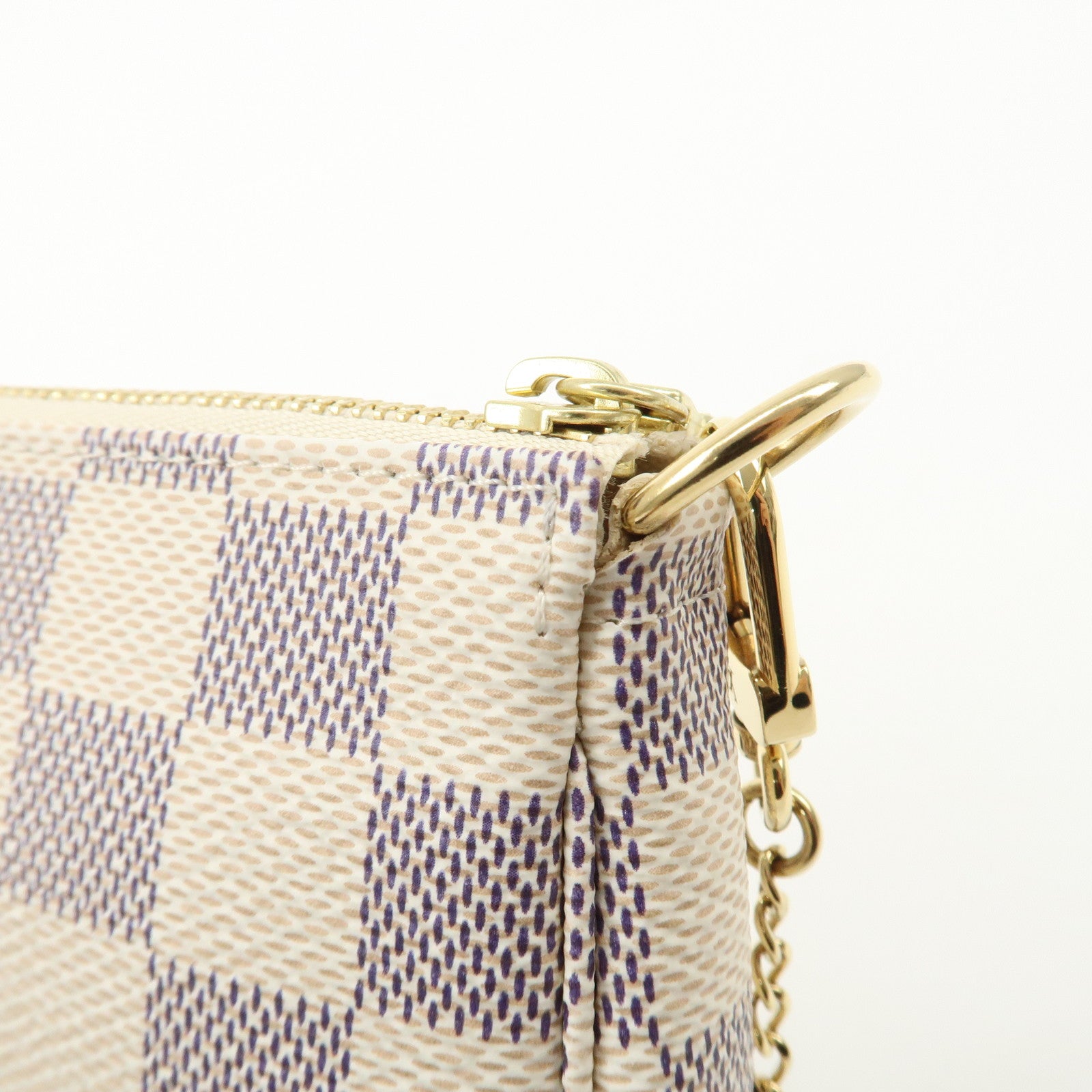 Louis Vuitton Damier Azur Mini Pochette Accessoires Pouch N58010