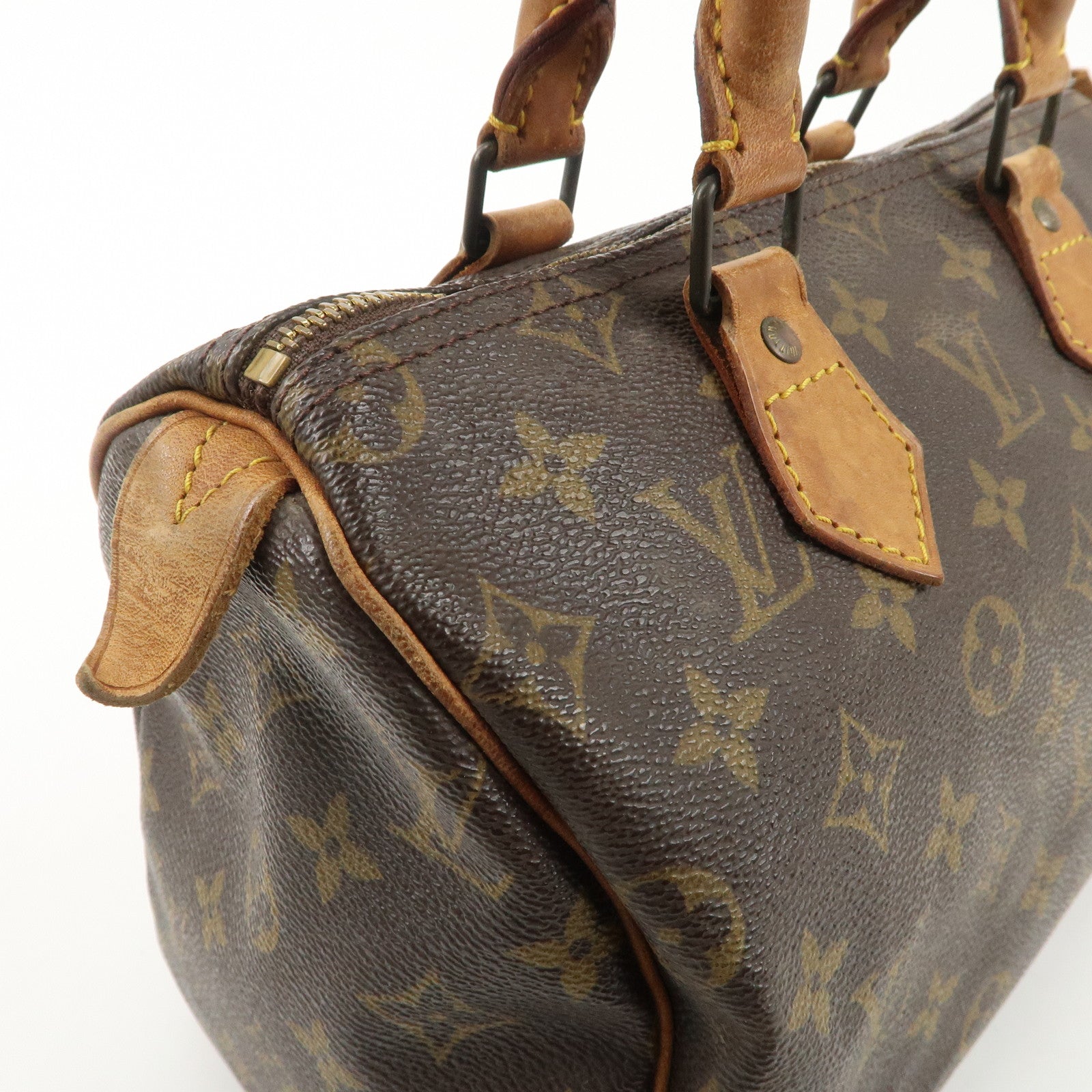 Louis Vuitton Monogram Speedy 25 Hand Bag Boston Bag M41528 Used