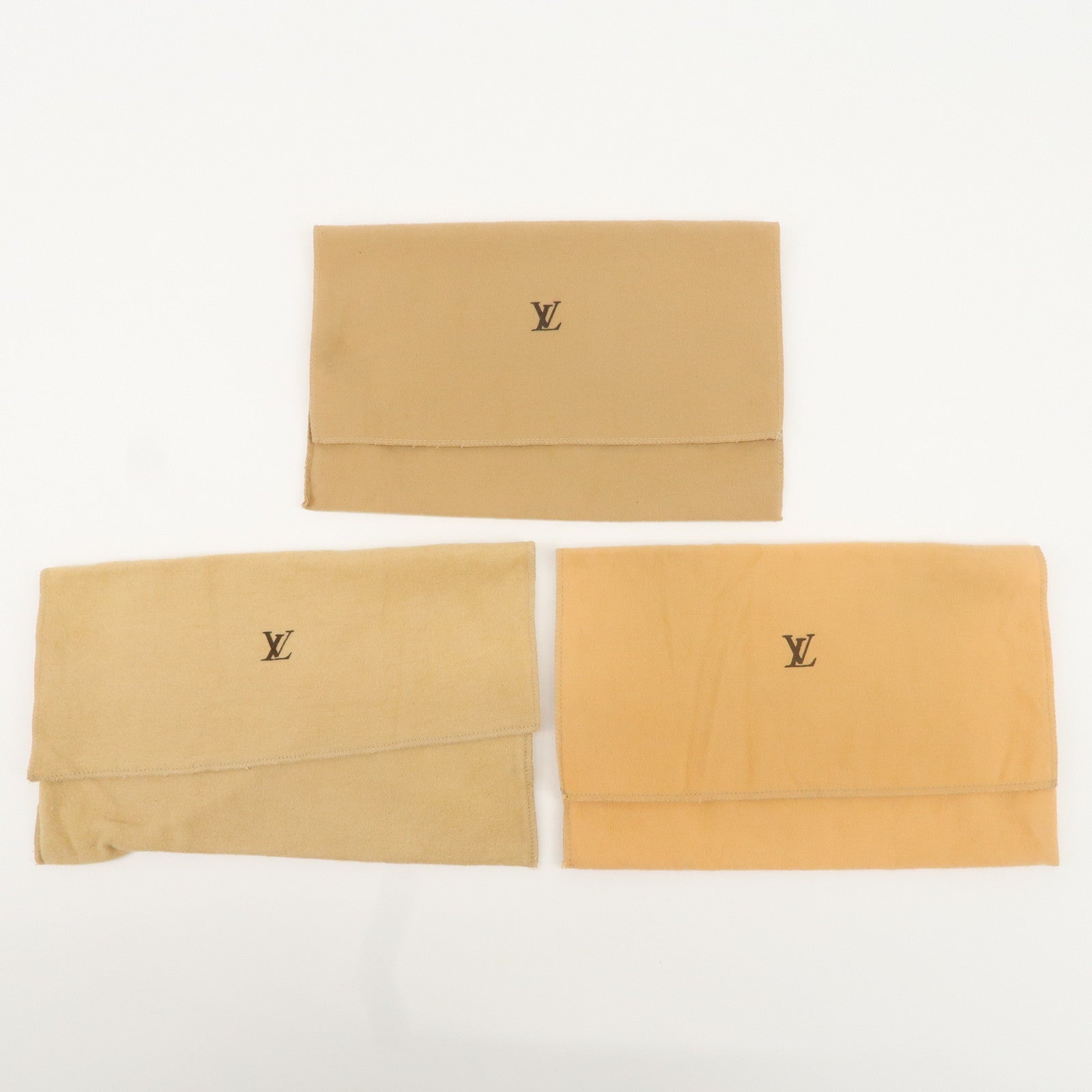 Louis Vuitton Set of 15 Dust Bag Storage Bag Beige Used