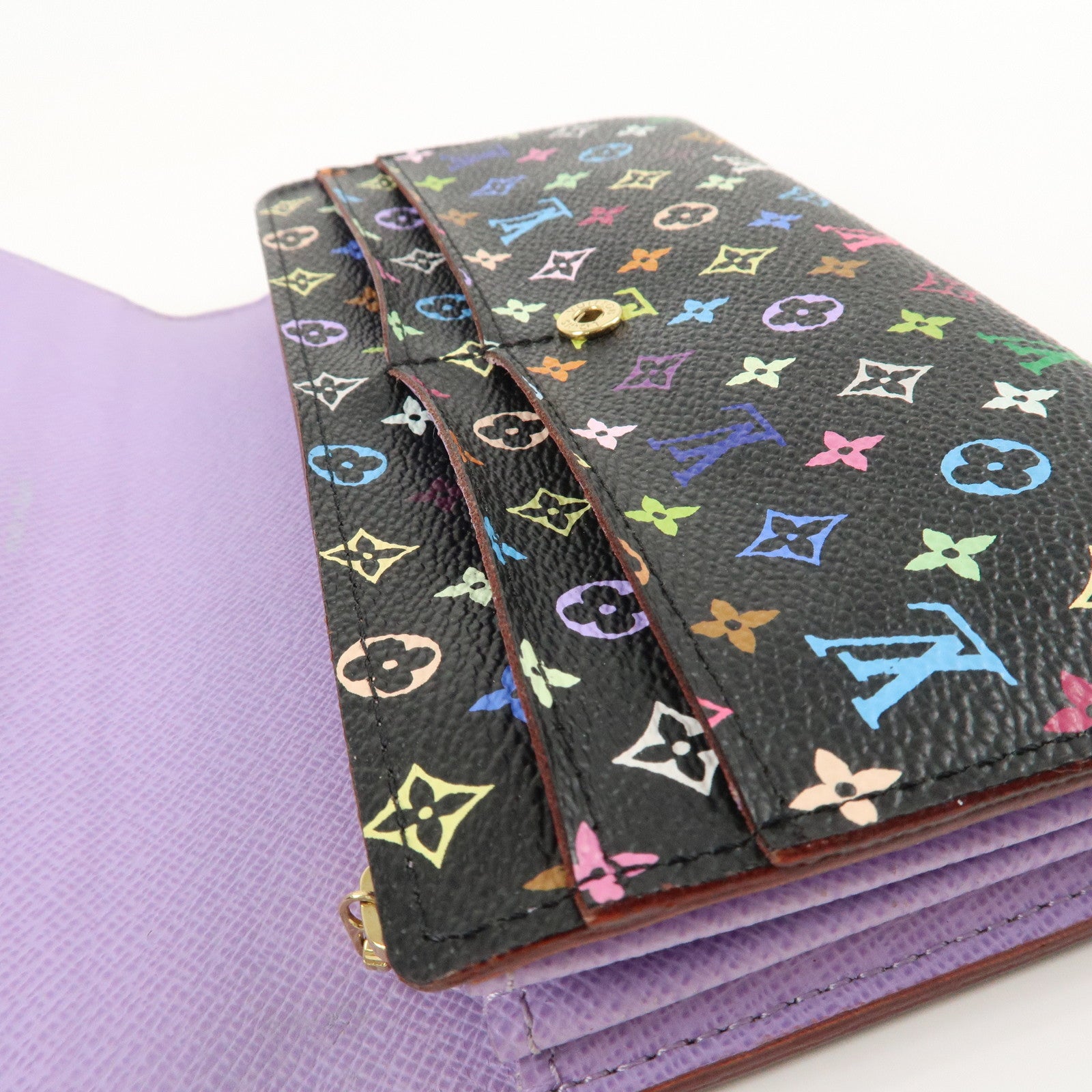 Louis Vuitton Monogram Multicolor Portefeuille Sarah M60273 Used