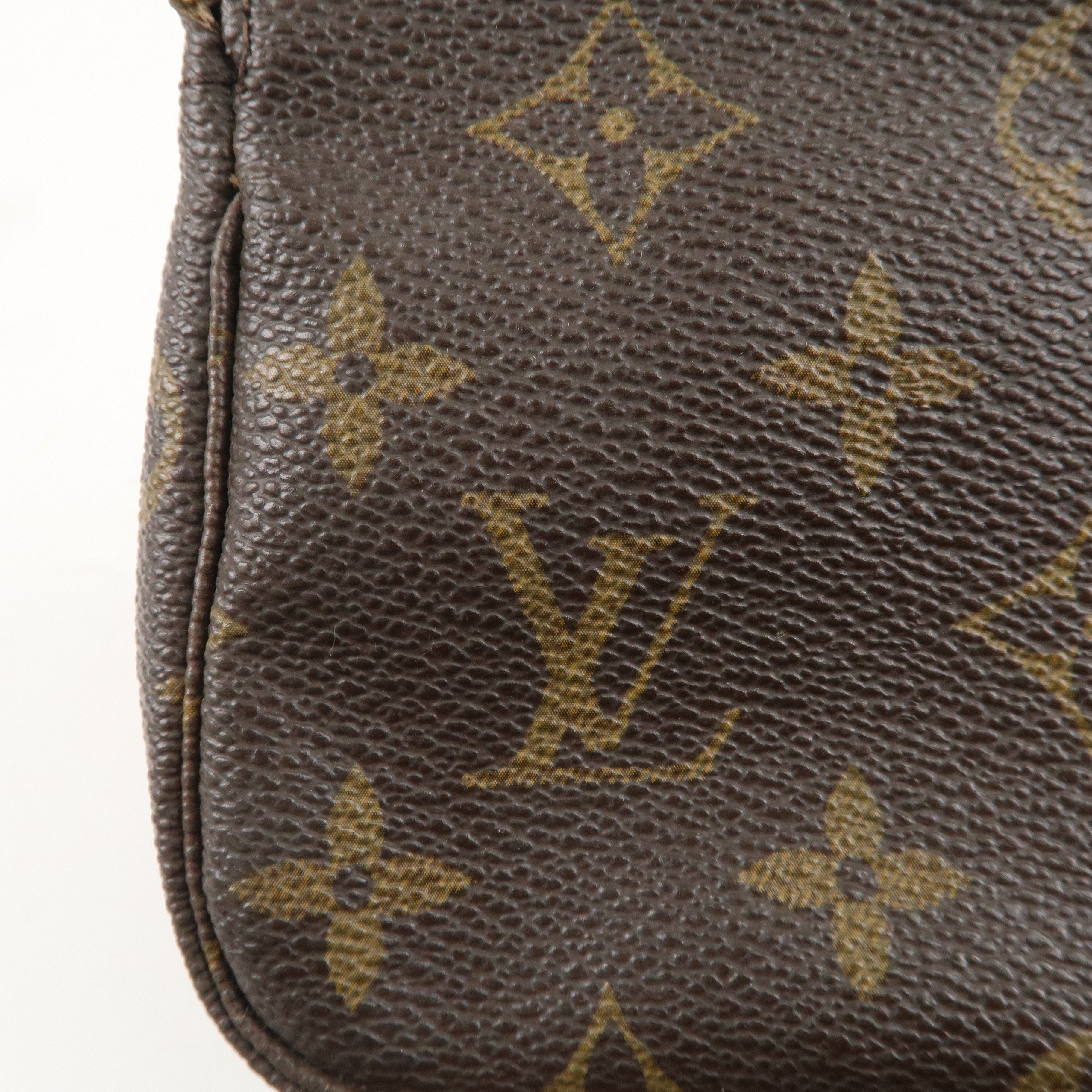 Louis Vuitton Monogram Mini Pochette Accessoires Brown M58009