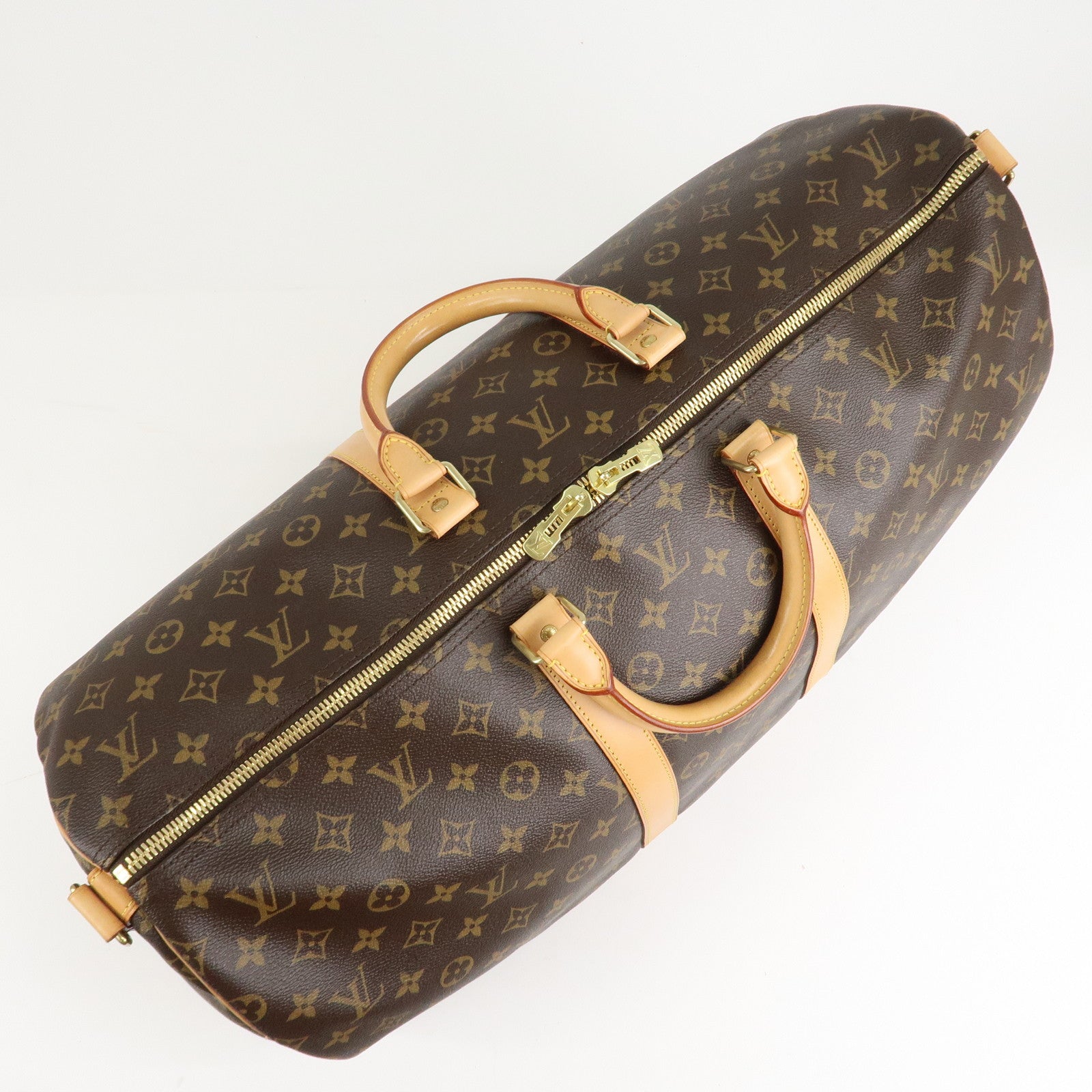 Louis Vuitton Monogram Keep All Bandouliere 55 Boston Bag M41414 Used