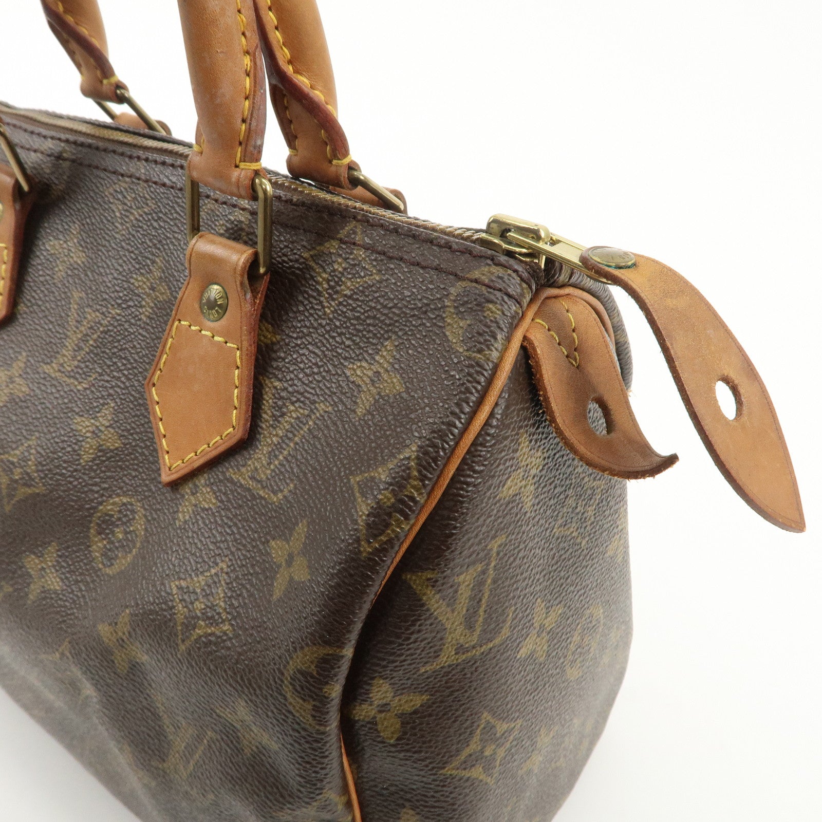 Louis Vuitton Monogram Speedy 25 Hand Bag Boston Bag M41528 Used