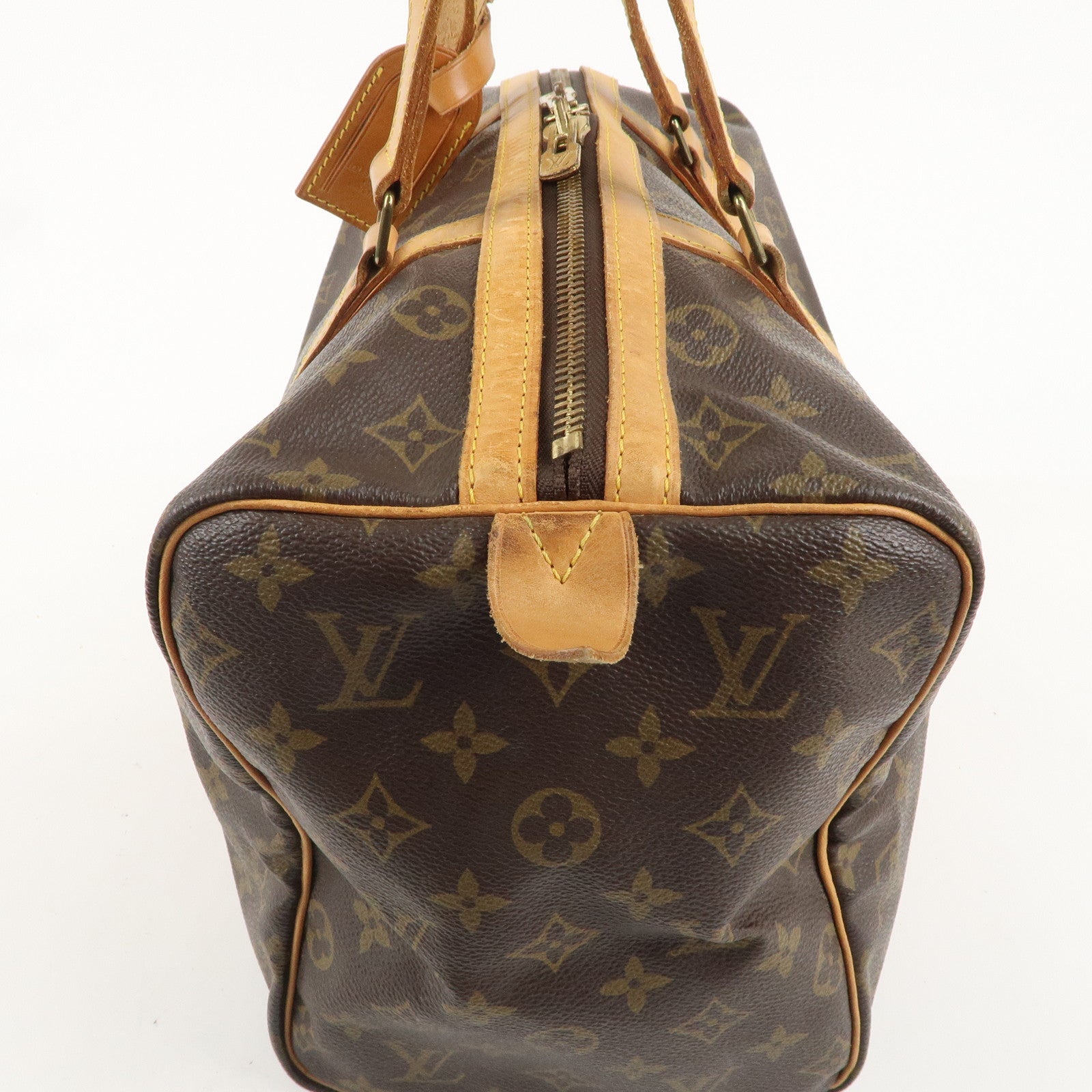 Louis Vuitton Monogram Sac Souple 35 Boston Bag Brown M41626