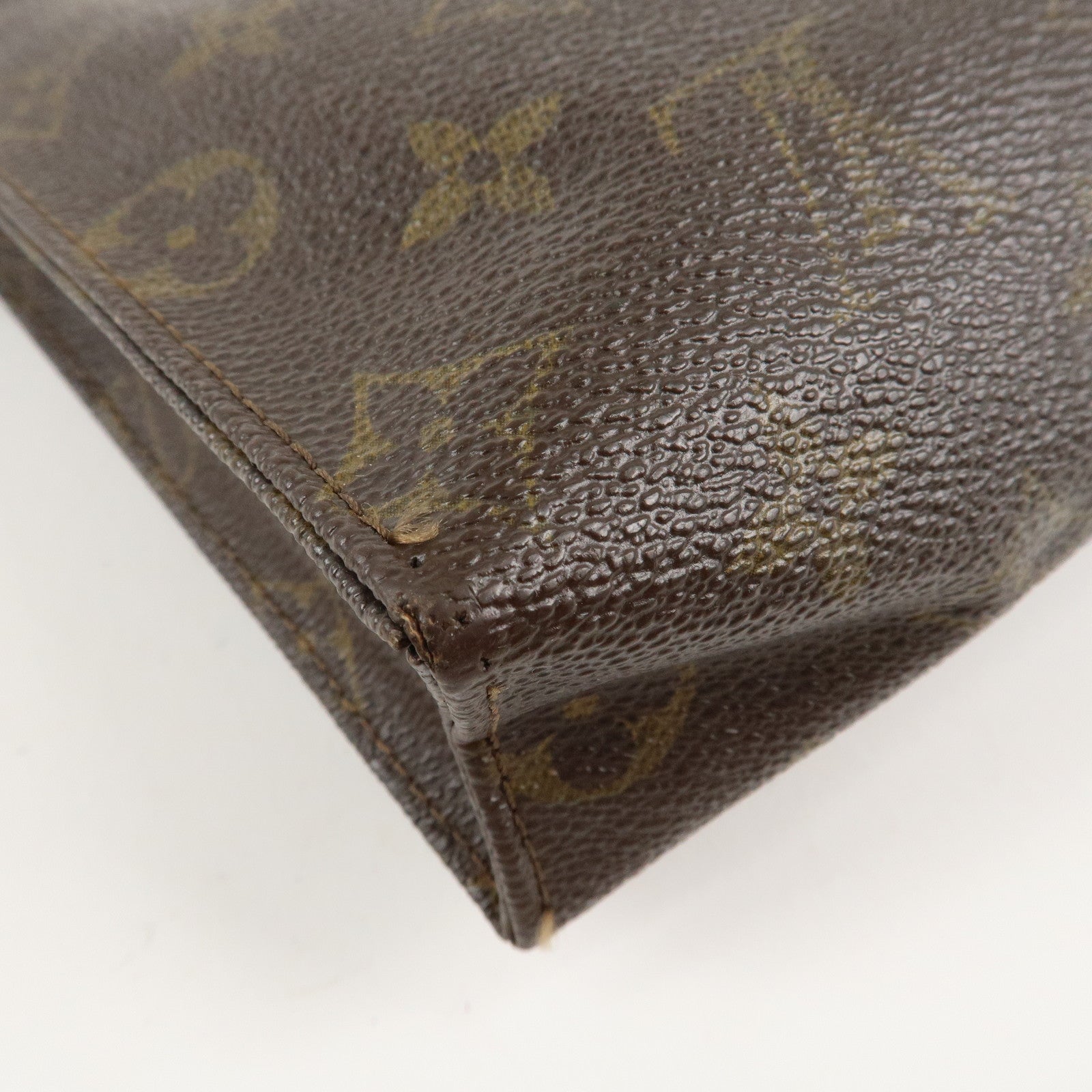 Louis Vuitton Monogram Set of 2 Pochette Pouch Brown M47542 M51935 Used