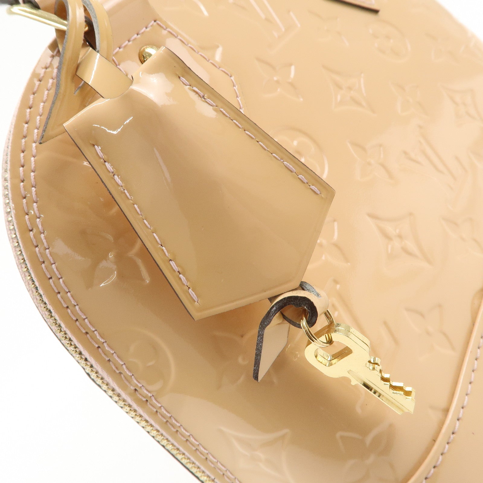 Louis Vuitton Monogram Vernis Alma BB Rose Angelique M90064