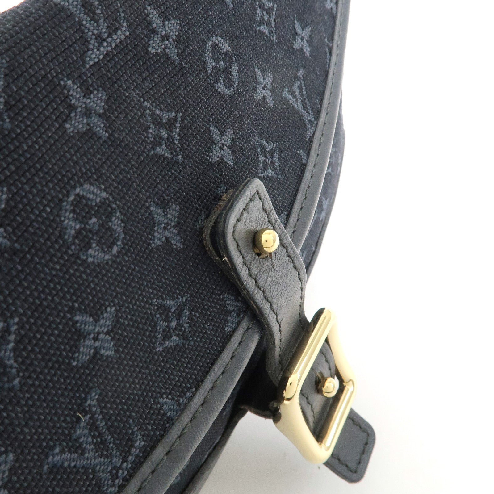 Louis Vuitton Monogram Mini Marjorie Shoulder Bag Blue M92692 Used